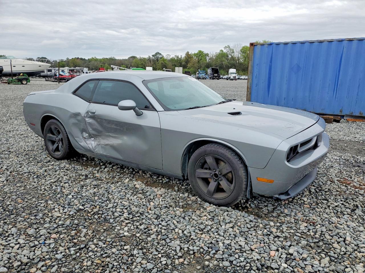 2014 Dodge Challenger Sxt Gray vin: 2C3CDYAG3EH176477