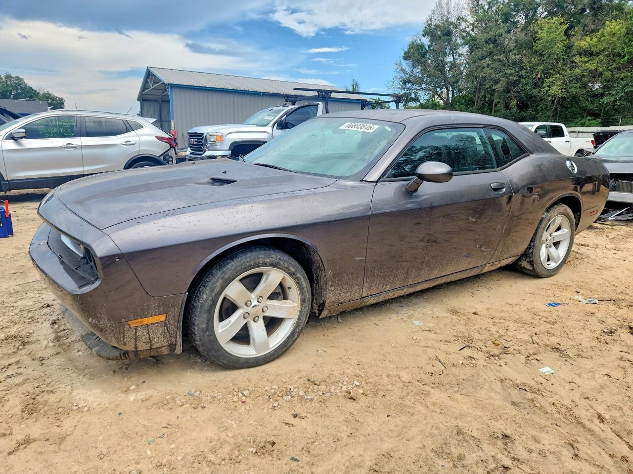 2014 Dodge Challenger Sxt Gray vin: 2C3CDYAG3EH195224