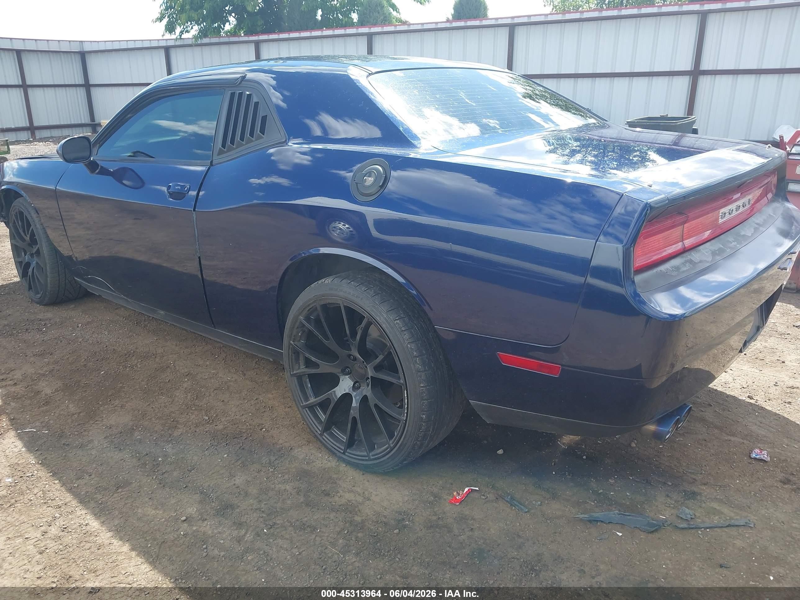 2014 Dodge Challenger Sxt Dark Blue vin: 2C3CDYAG3EH208604