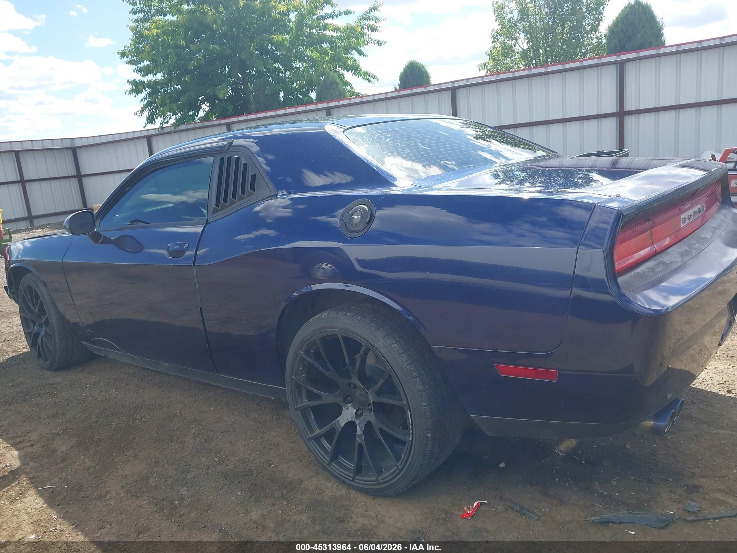 2014 Dodge Challenger Sxt Dark Blue vin: 2C3CDYAG3EH208604