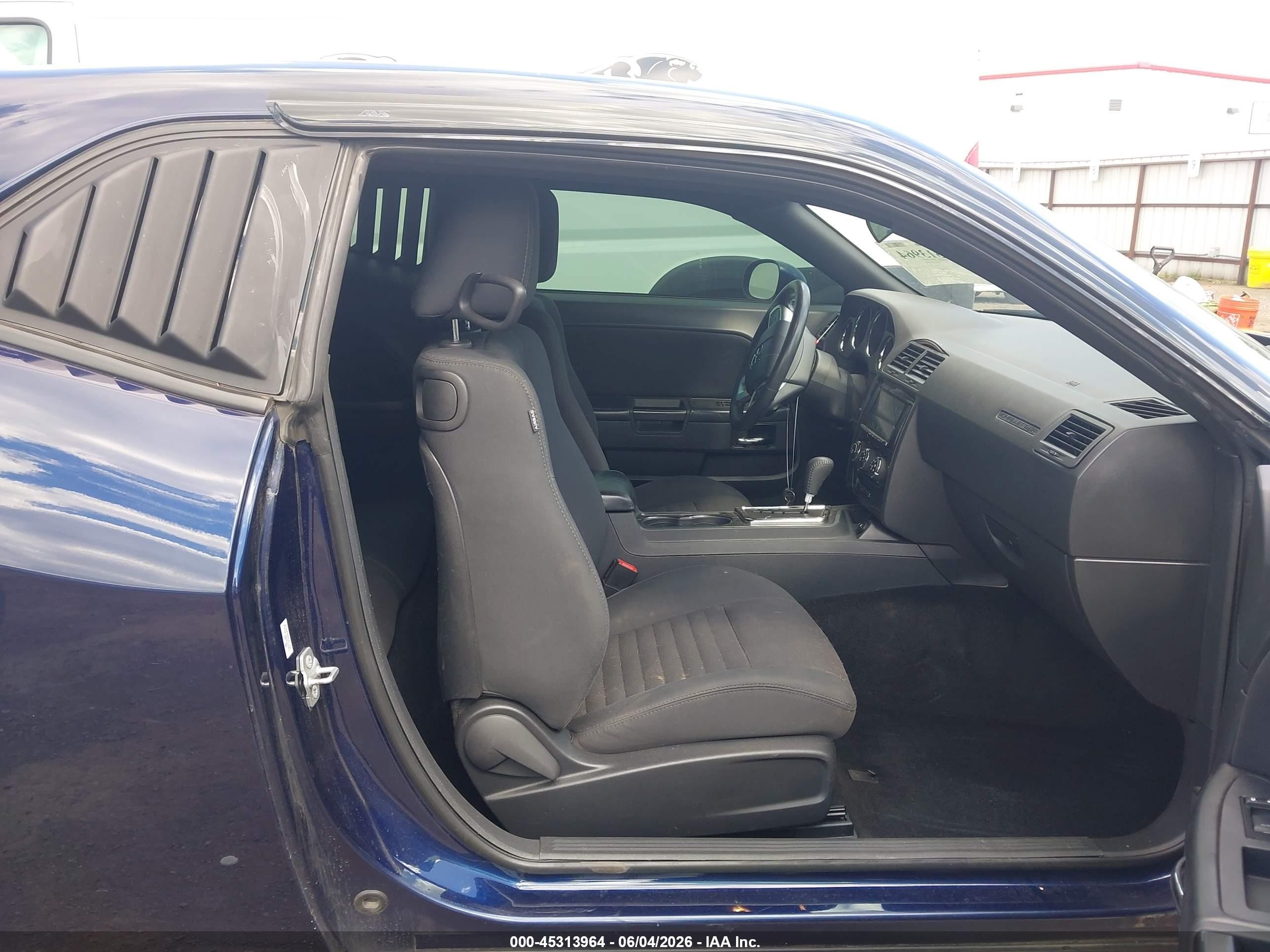 2014 Dodge Challenger Sxt Dark Blue vin: 2C3CDYAG3EH208604
