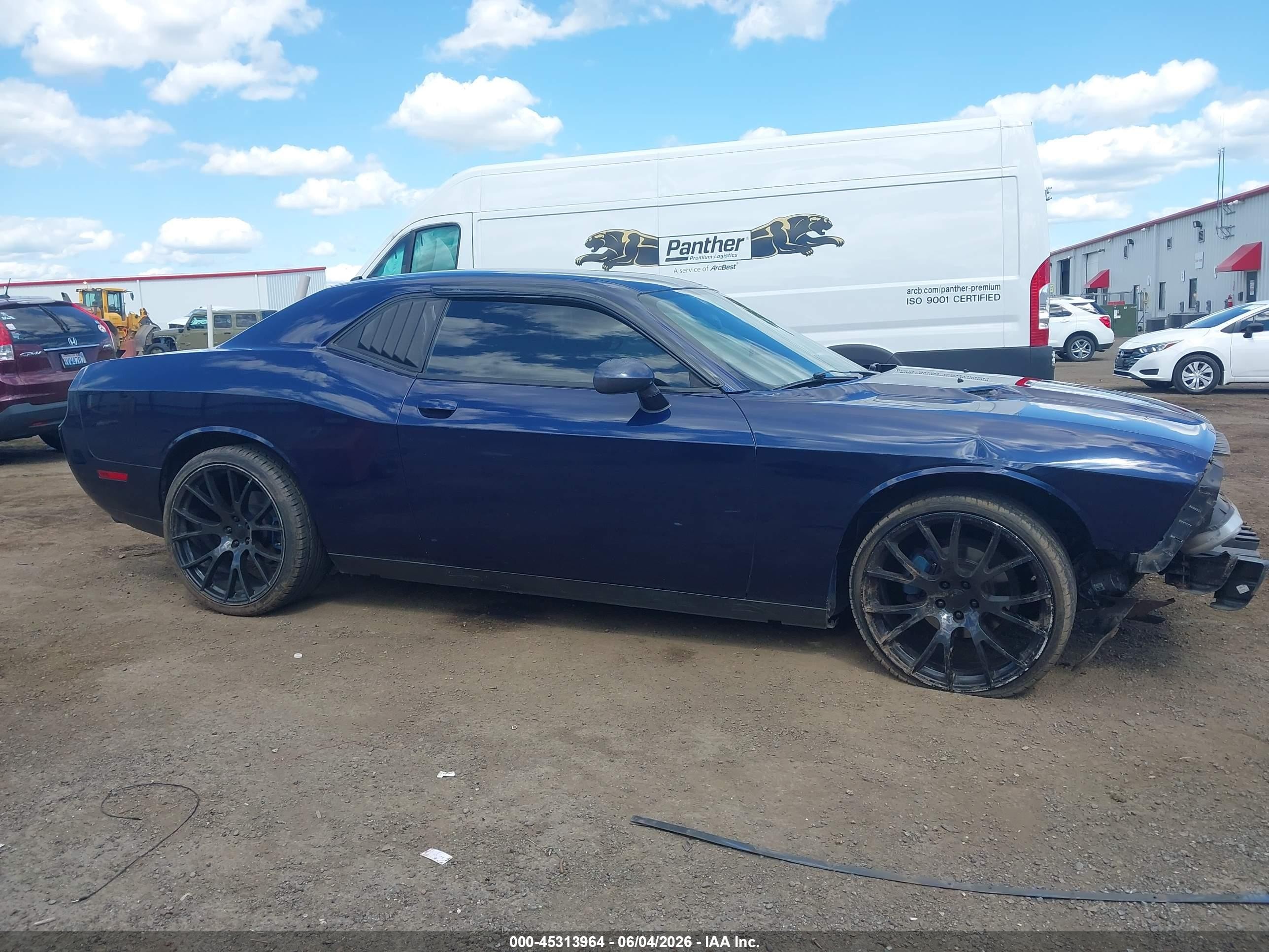 2014 Dodge Challenger Sxt Dark Blue vin: 2C3CDYAG3EH208604