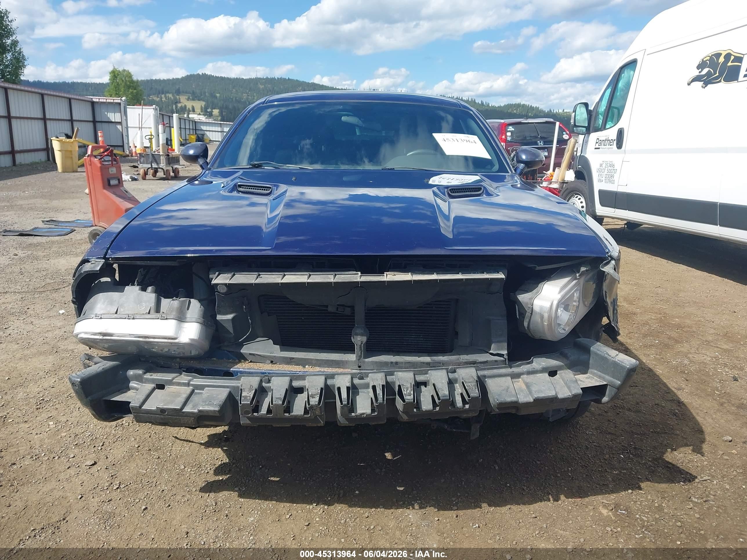 2014 Dodge Challenger Sxt Dark Blue vin: 2C3CDYAG3EH208604