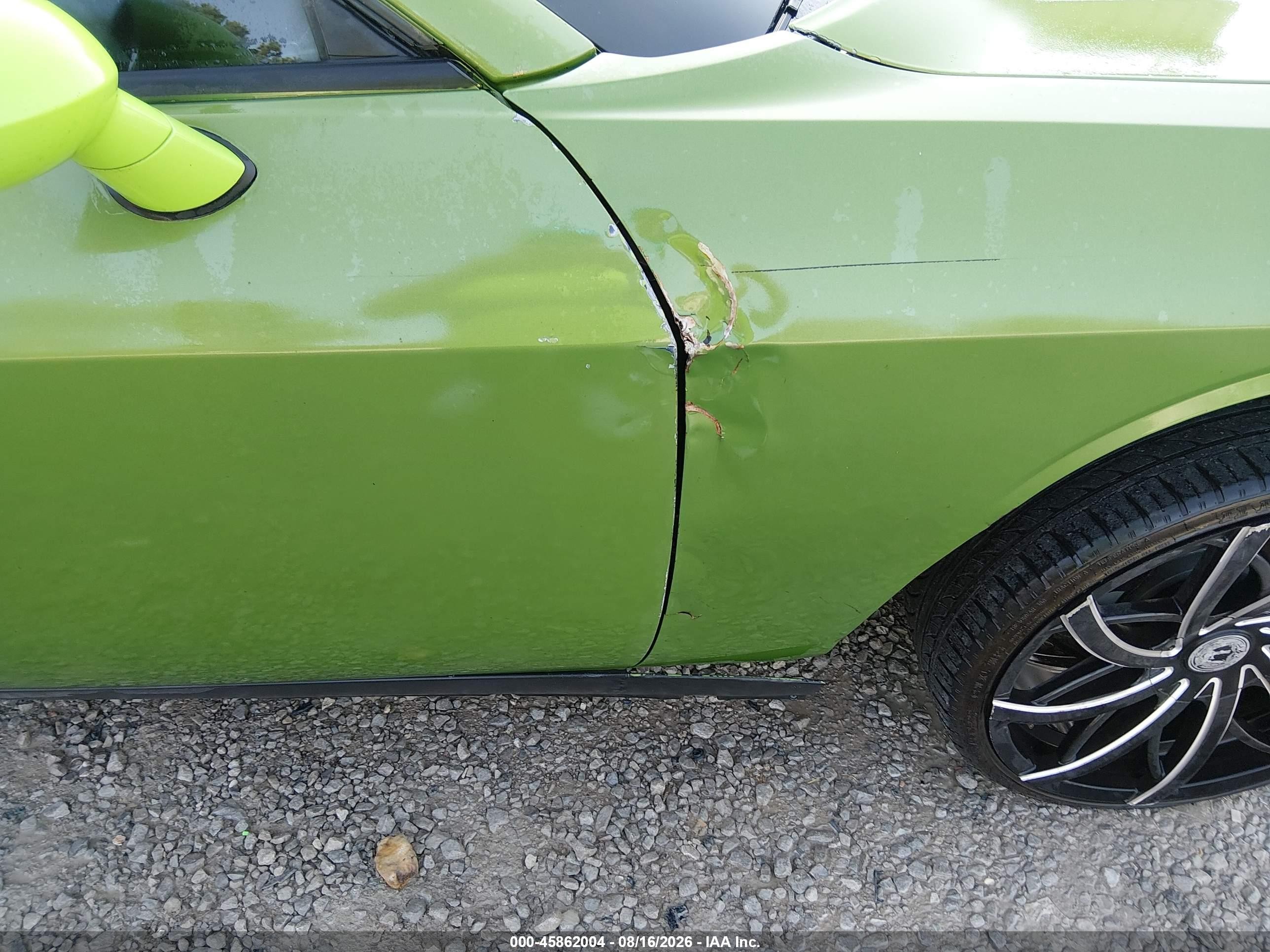 2014 Dodge Challenger Sxt Зеленый vin: 2C3CDYAG3EH214581