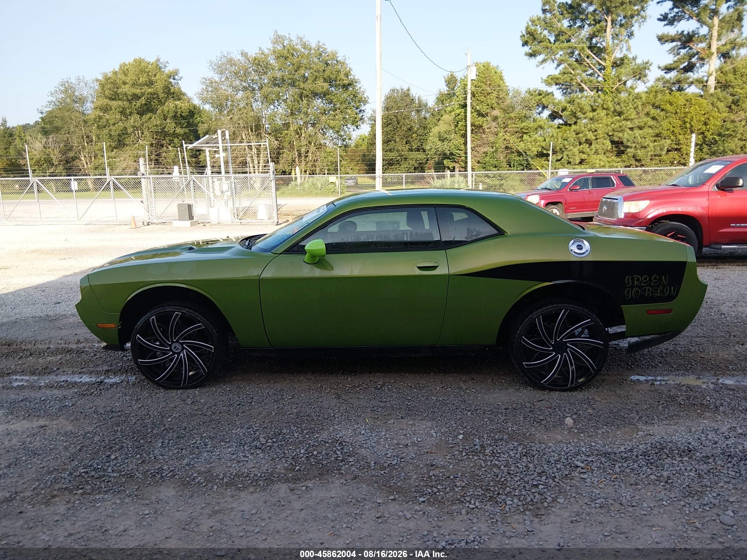 2014 Dodge Challenger Sxt Зеленый vin: 2C3CDYAG3EH214581