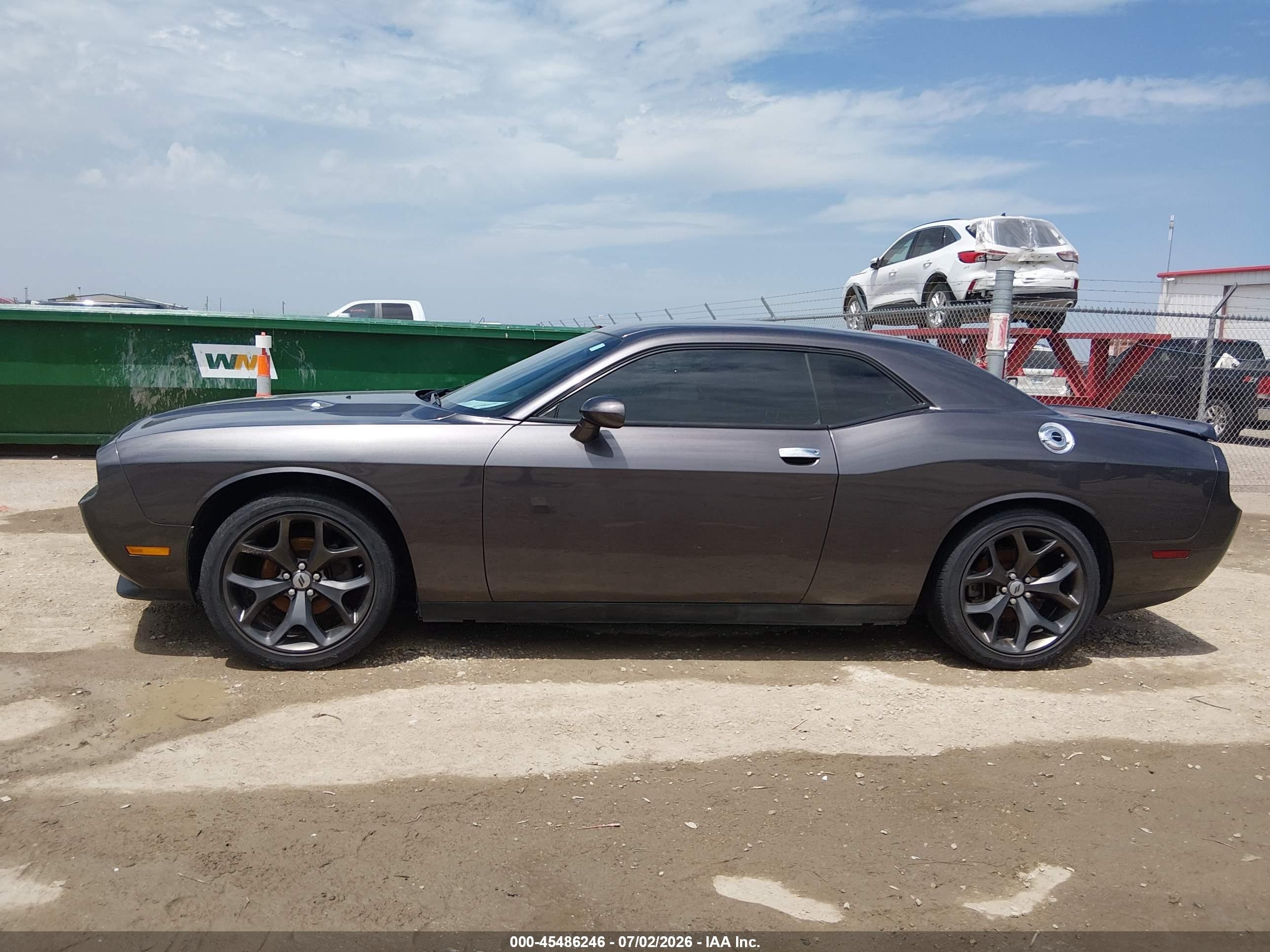 2014 Dodge Challenger Sxt Gray vin: 2C3CDYAG3EH224690
