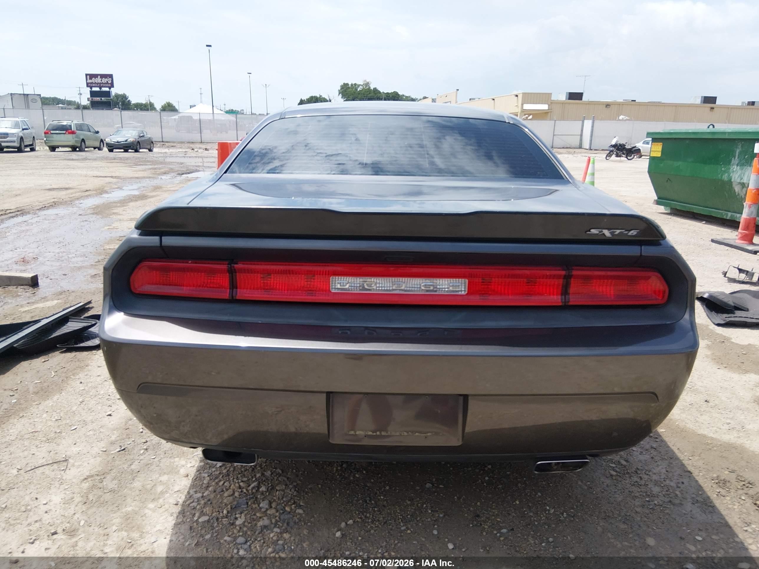2014 Dodge Challenger Sxt Gray vin: 2C3CDYAG3EH224690