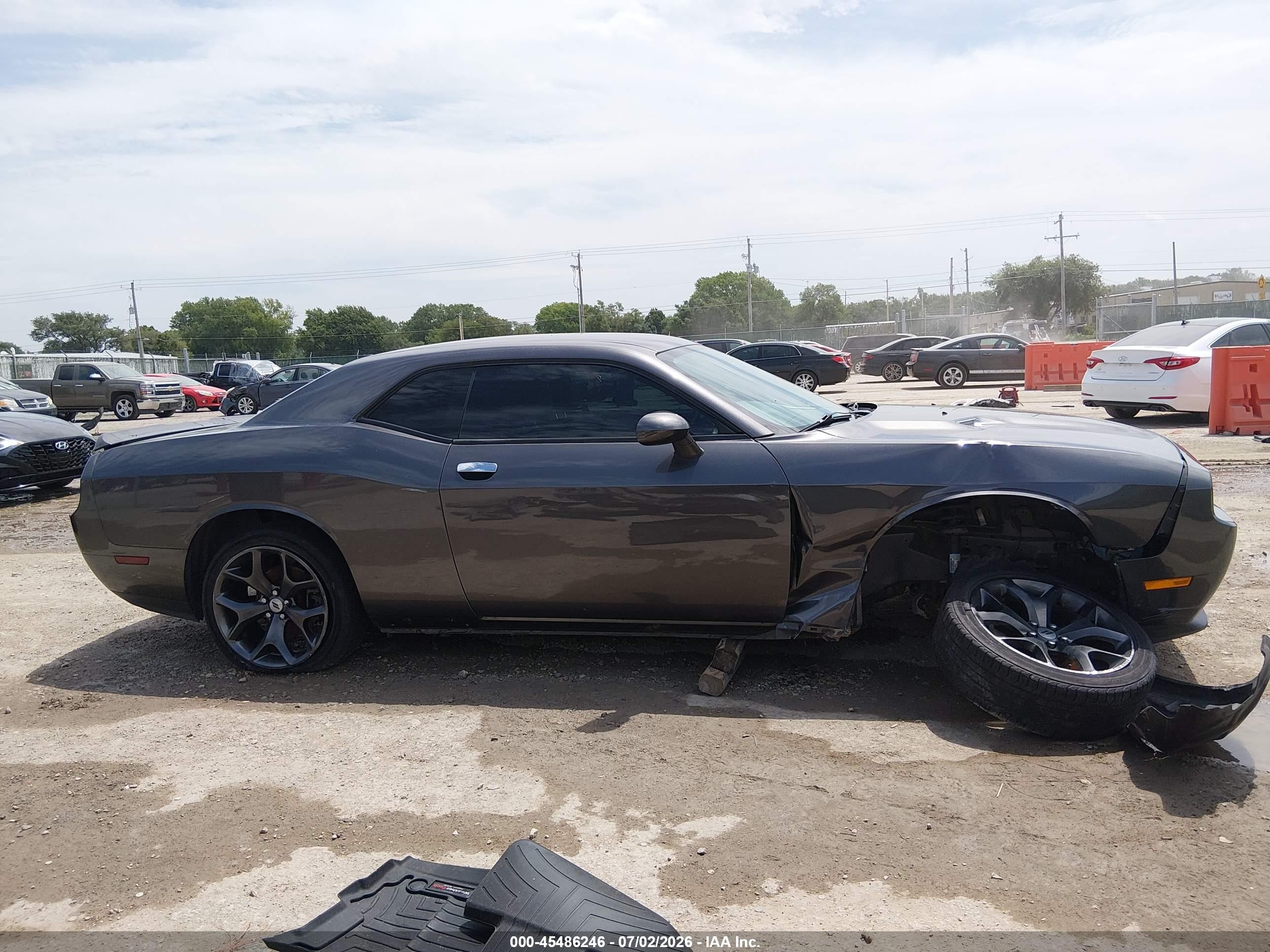 2014 Dodge Challenger Sxt Gray vin: 2C3CDYAG3EH224690
