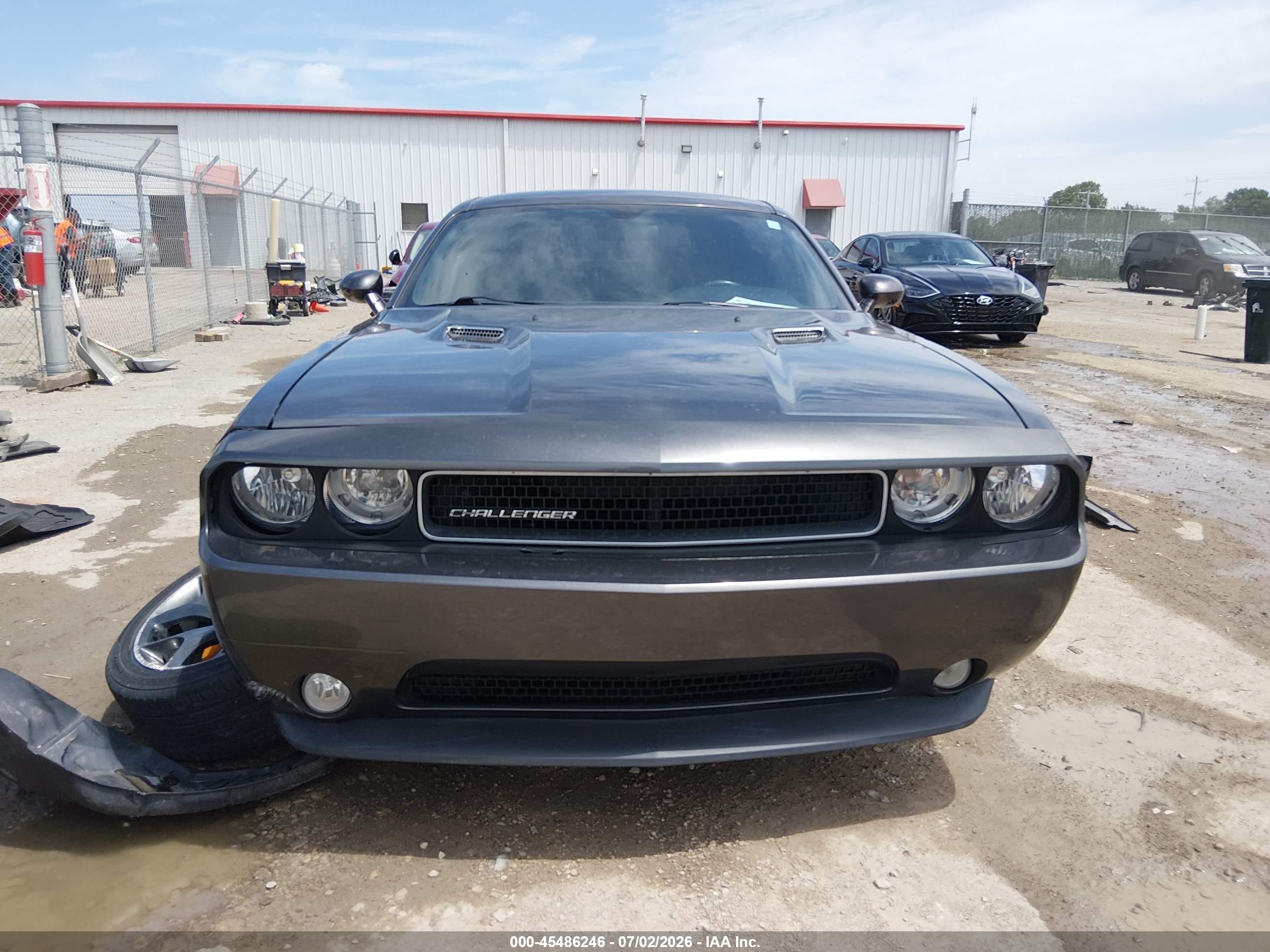 2014 Dodge Challenger Sxt Gray vin: 2C3CDYAG3EH224690