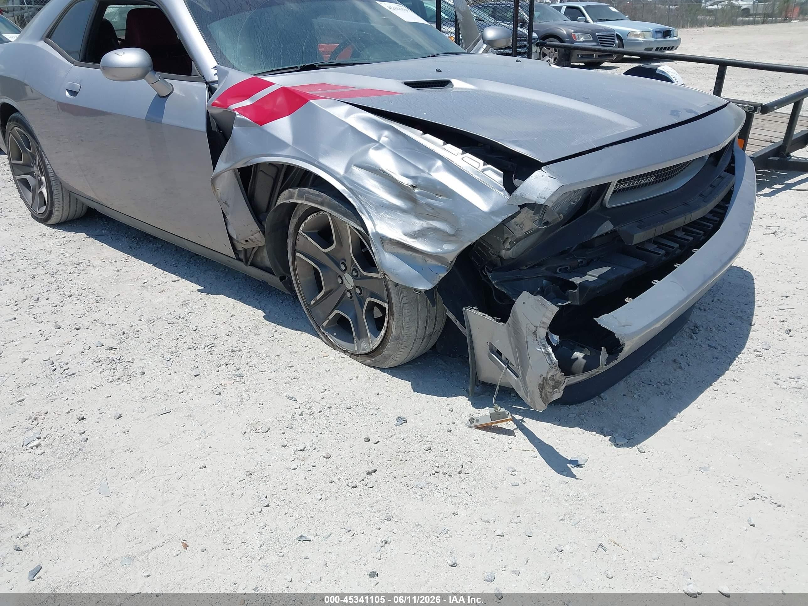 2014 Dodge Challenger Sxt Plus Silver vin: 2C3CDYAG3EH225631