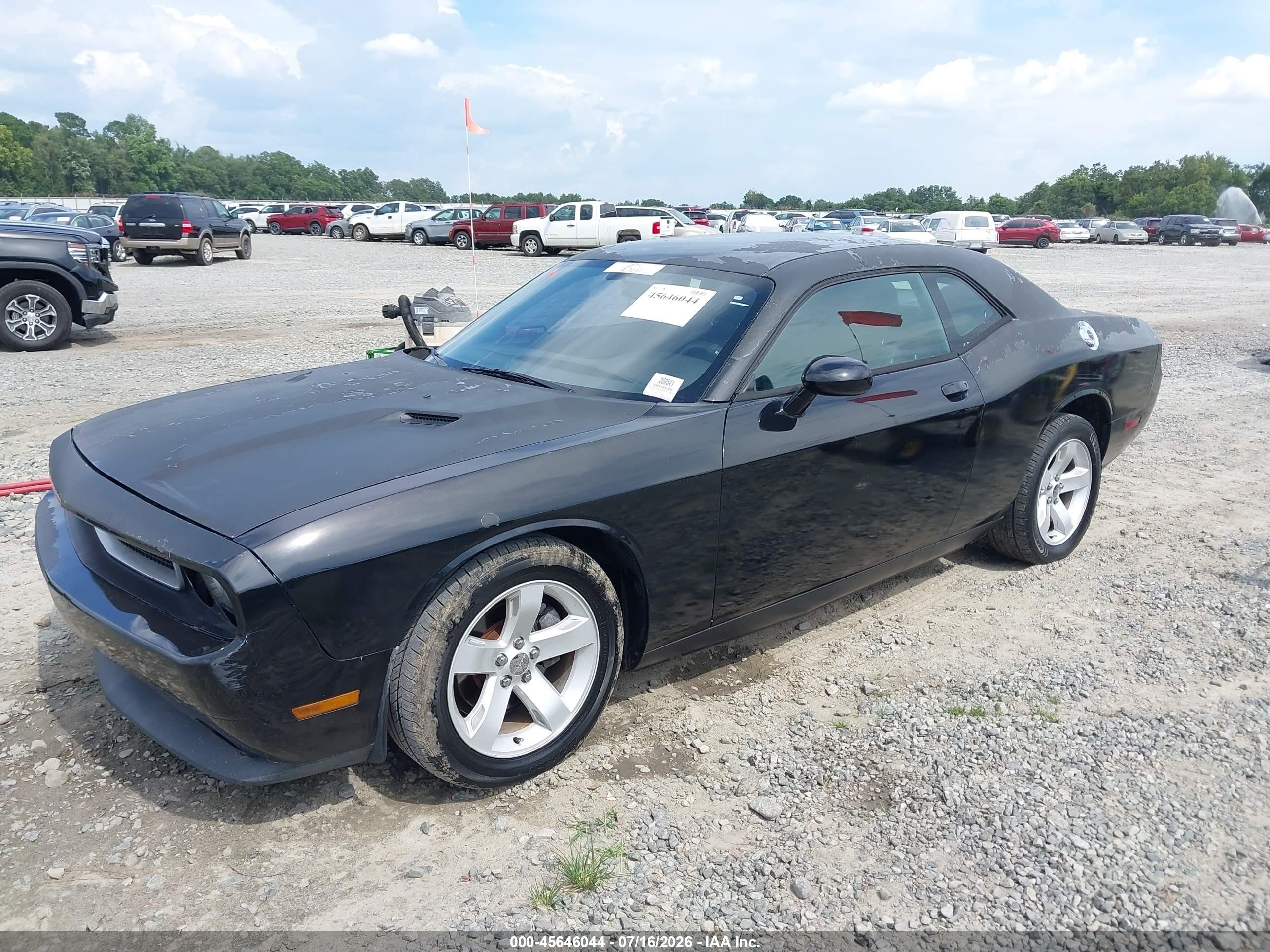 2014 Dodge Challenger Sxt Черный vin: 2C3CDYAG3EH233969