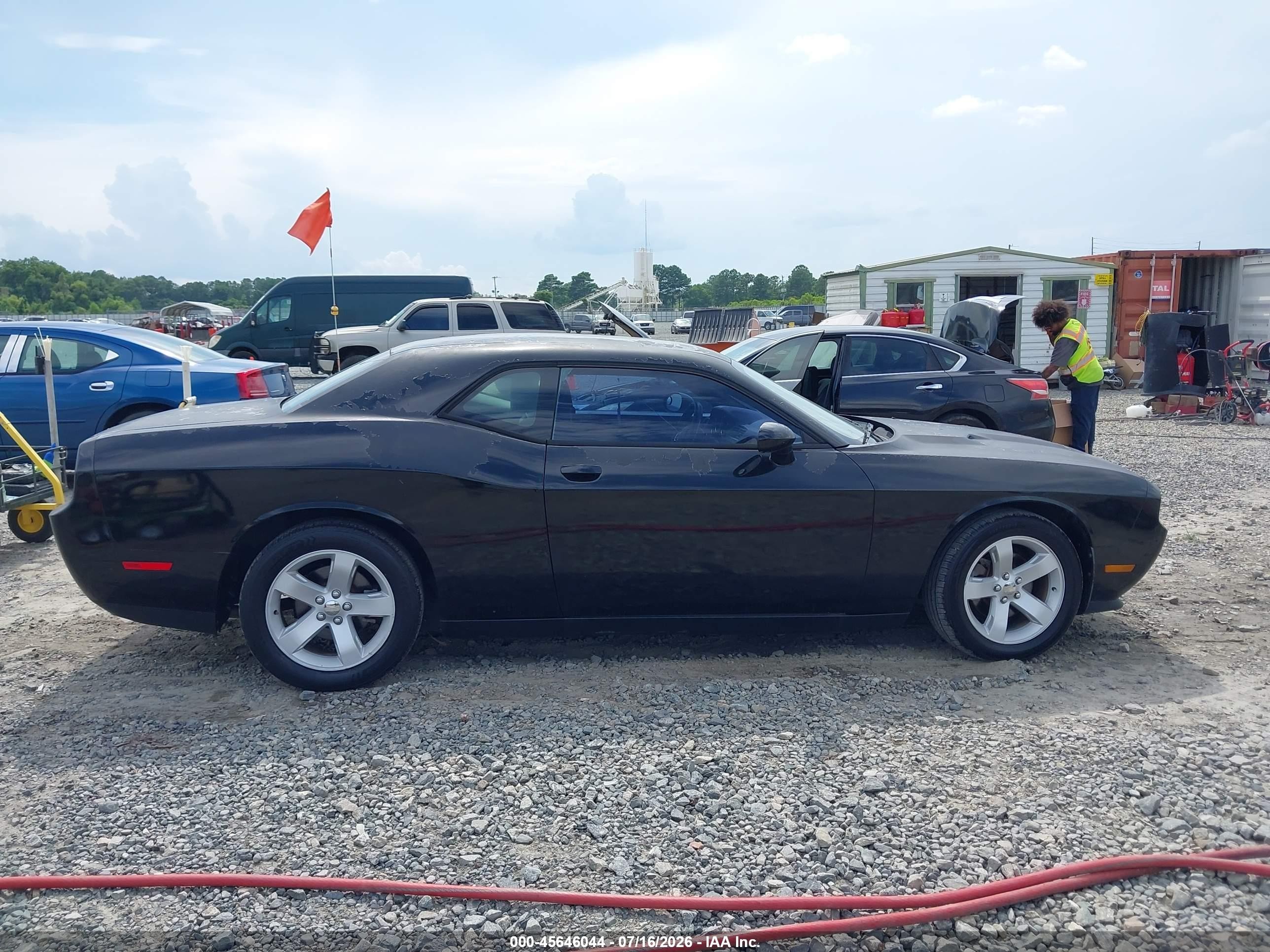 2014 Dodge Challenger Sxt Черный vin: 2C3CDYAG3EH233969