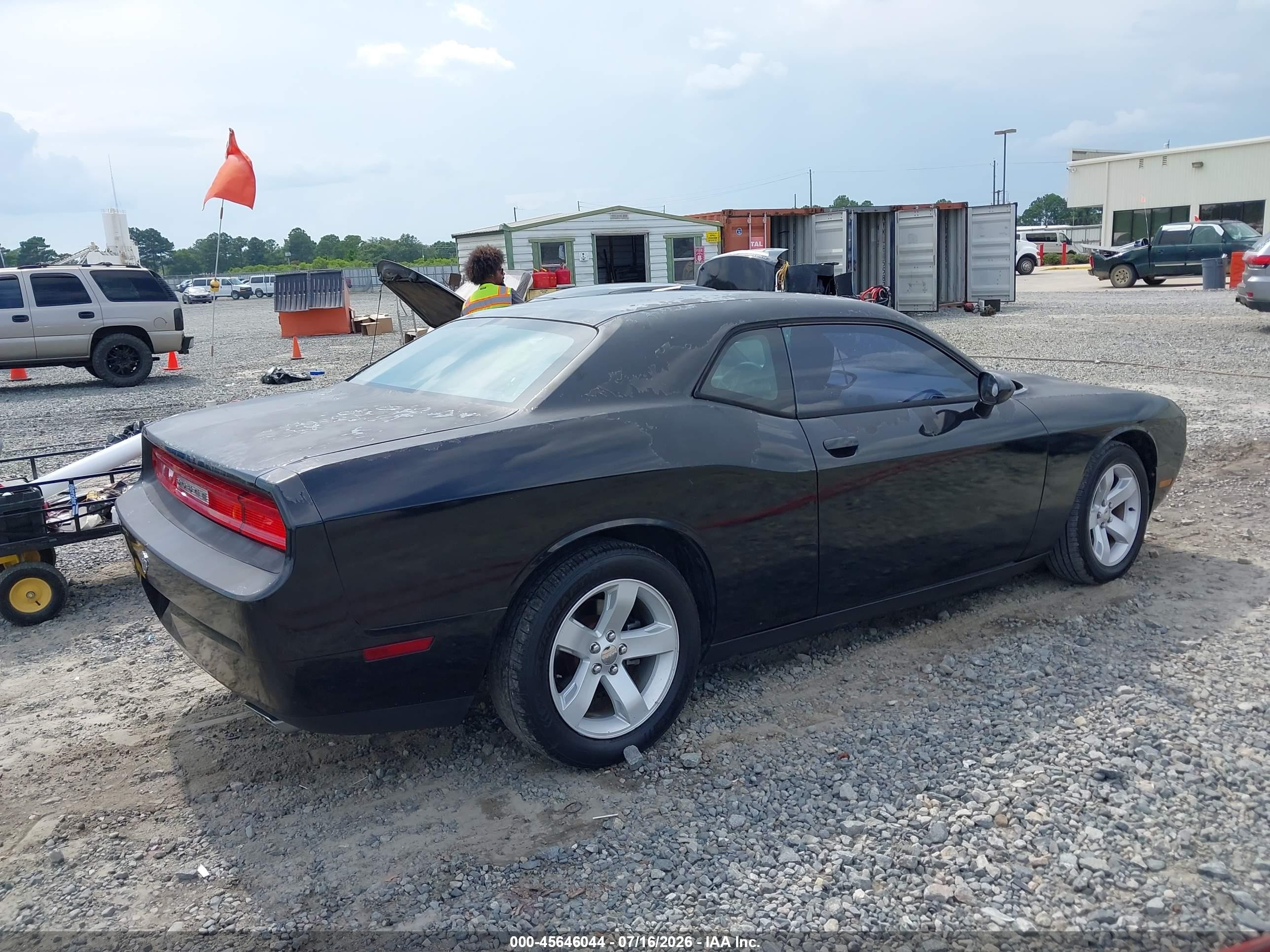 2014 Dodge Challenger Sxt Черный vin: 2C3CDYAG3EH233969