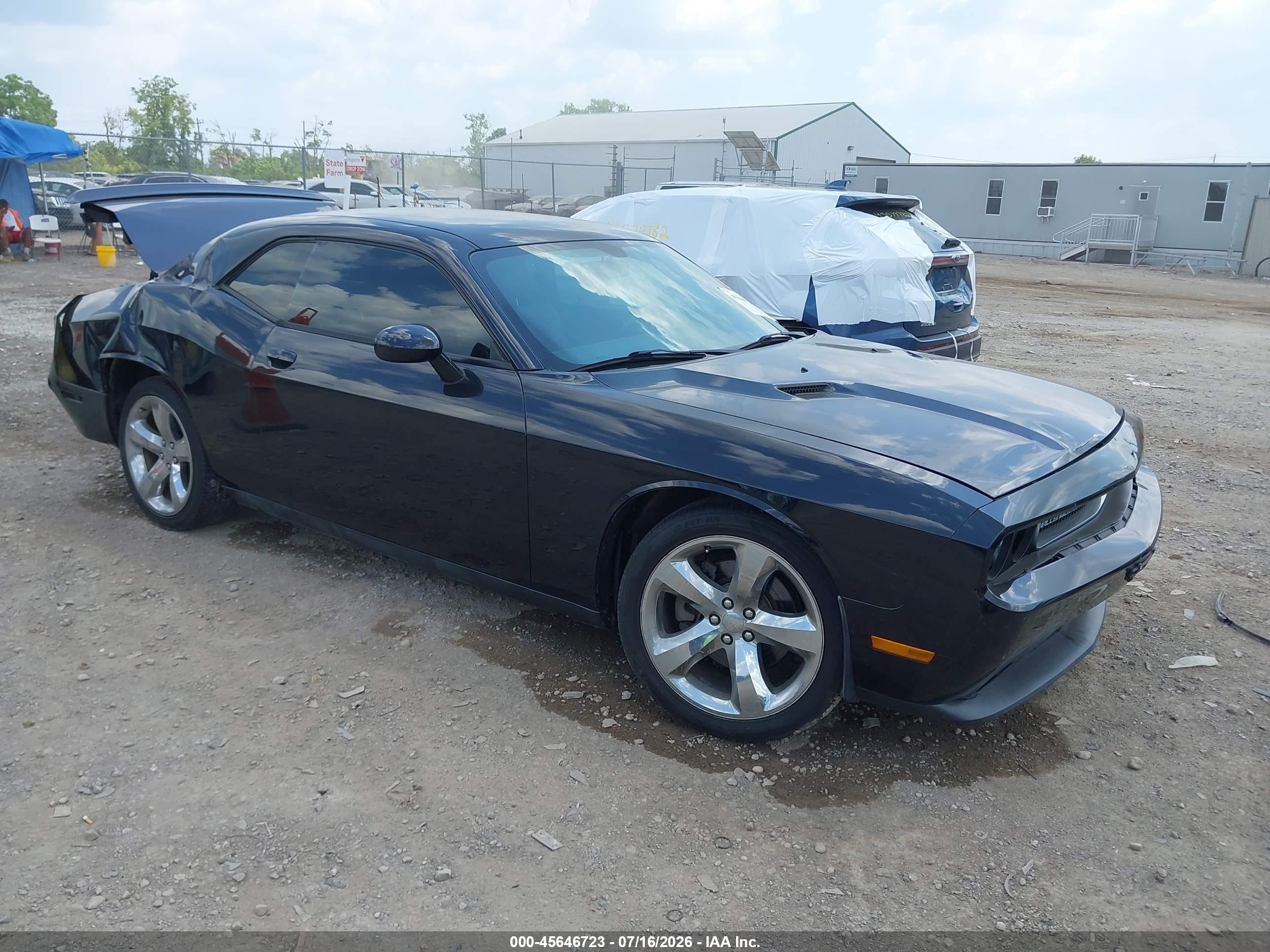 2014 Dodge Challenger Sxt Plus Black vin: 2C3CDYAG3EH299356