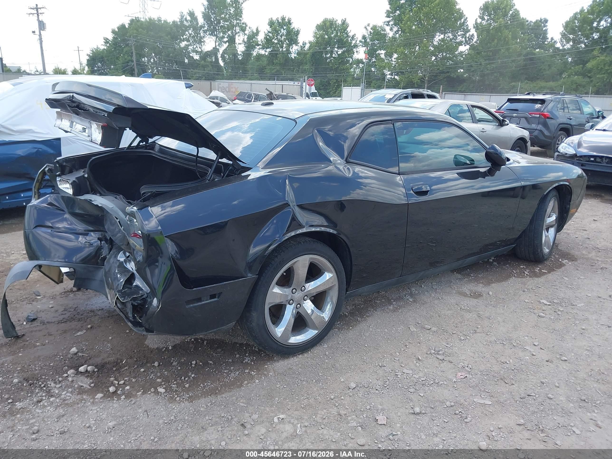 2014 Dodge Challenger Sxt Plus Black vin: 2C3CDYAG3EH299356