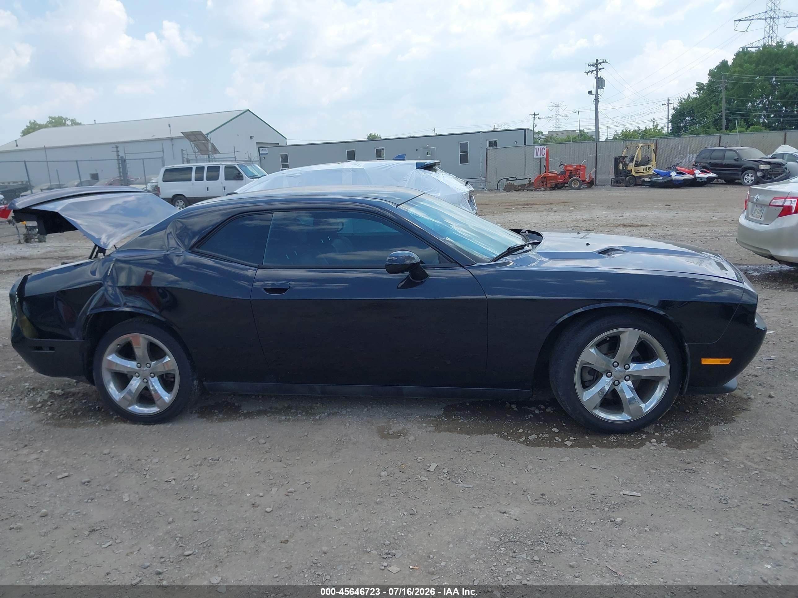 2014 Dodge Challenger Sxt Plus Black vin: 2C3CDYAG3EH299356