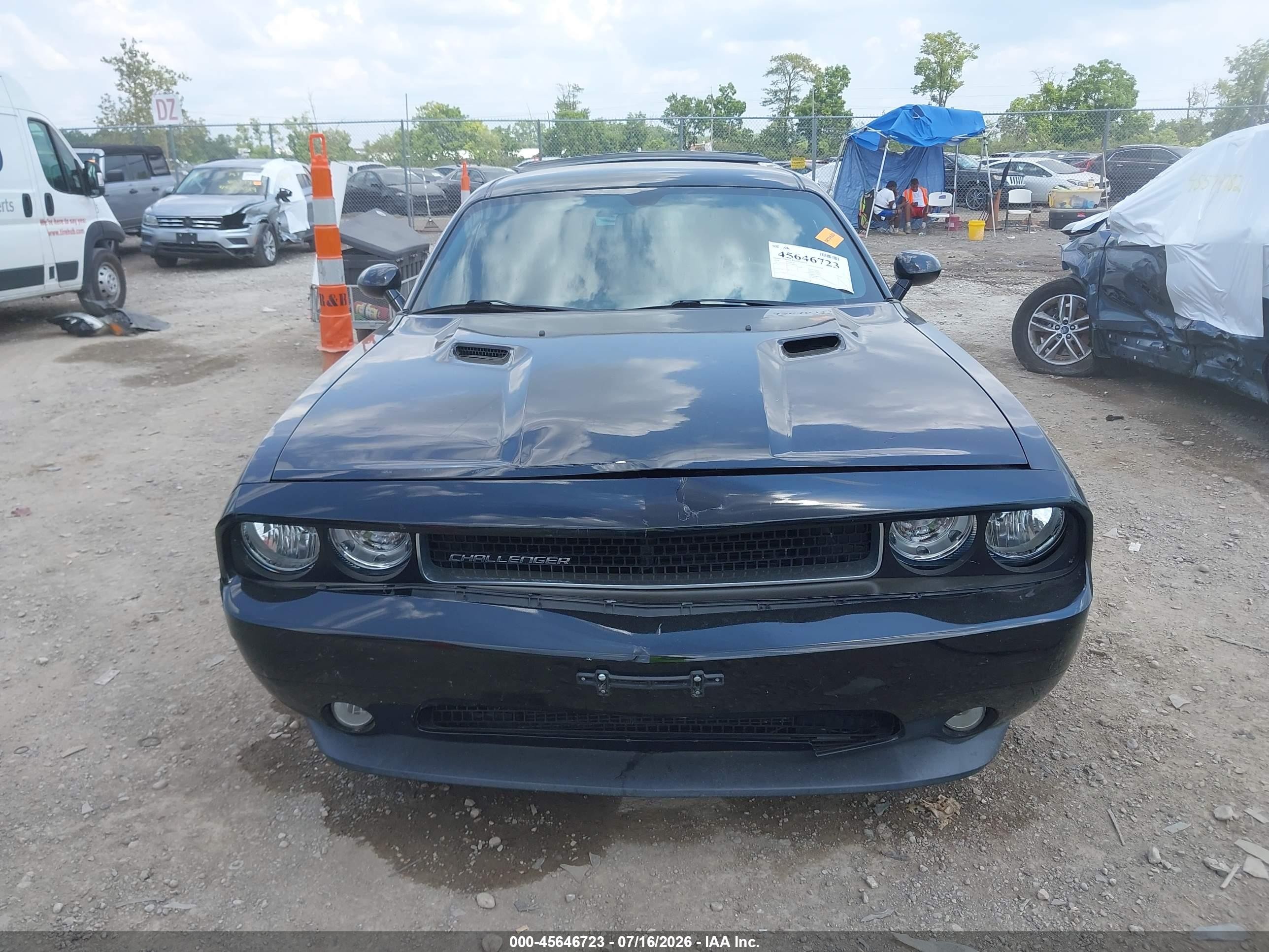 2014 Dodge Challenger Sxt Plus Black vin: 2C3CDYAG3EH299356