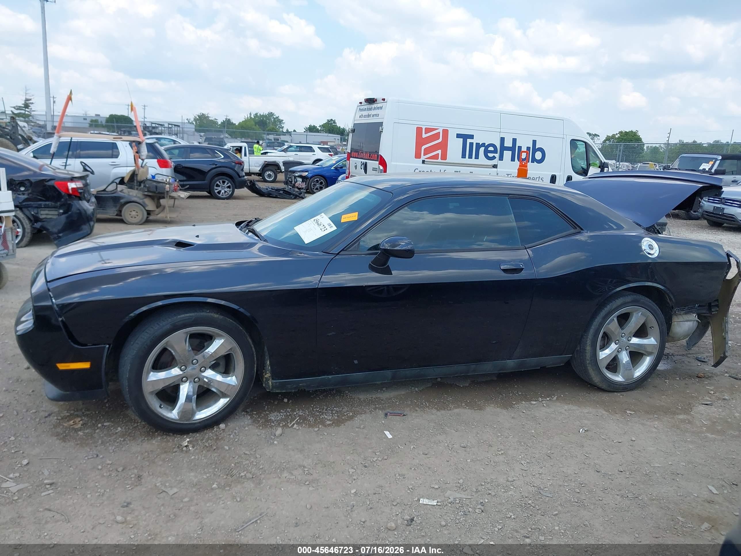 2014 Dodge Challenger Sxt Plus Black vin: 2C3CDYAG3EH299356