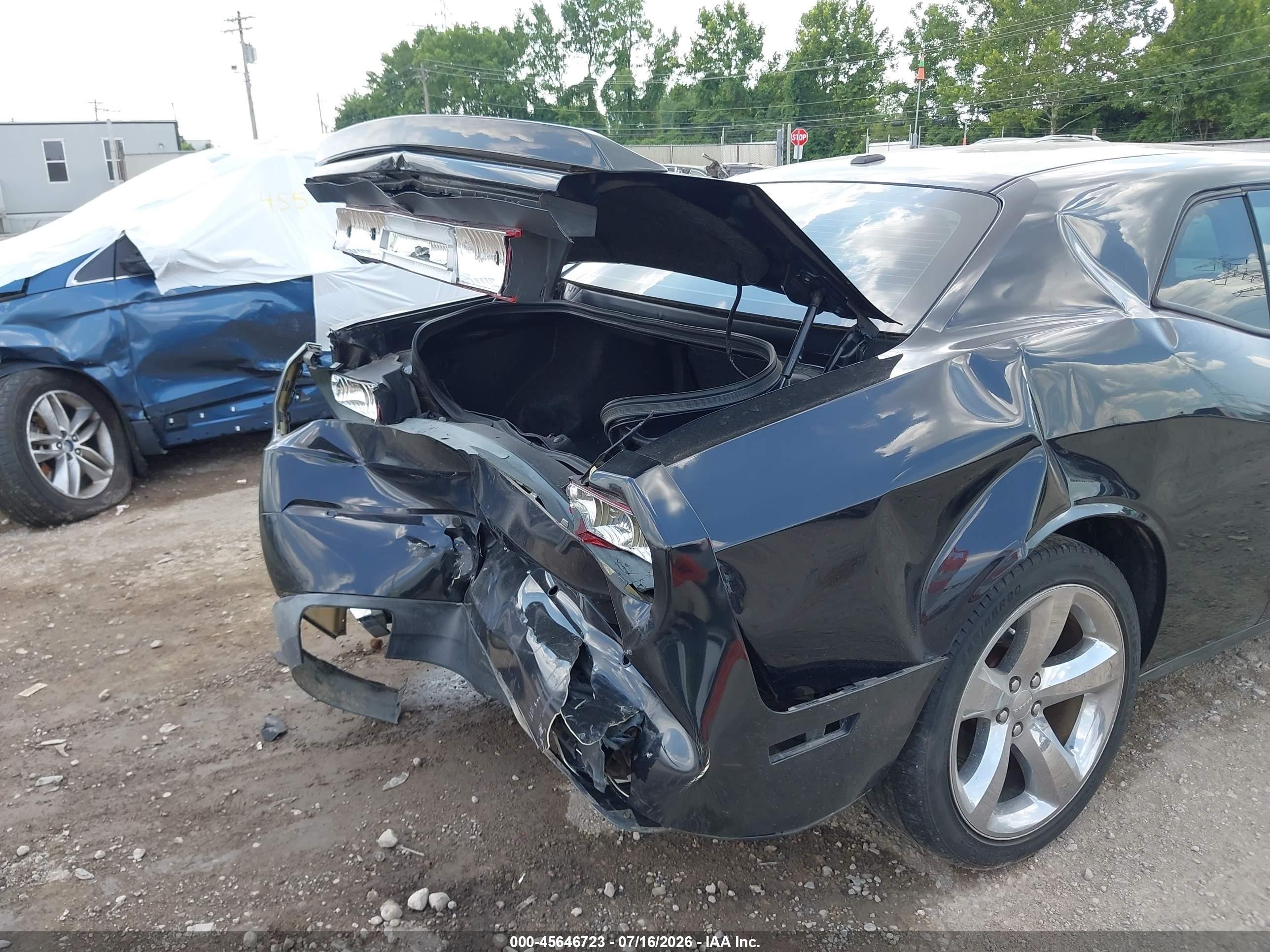 2014 Dodge Challenger Sxt Plus Black vin: 2C3CDYAG3EH299356