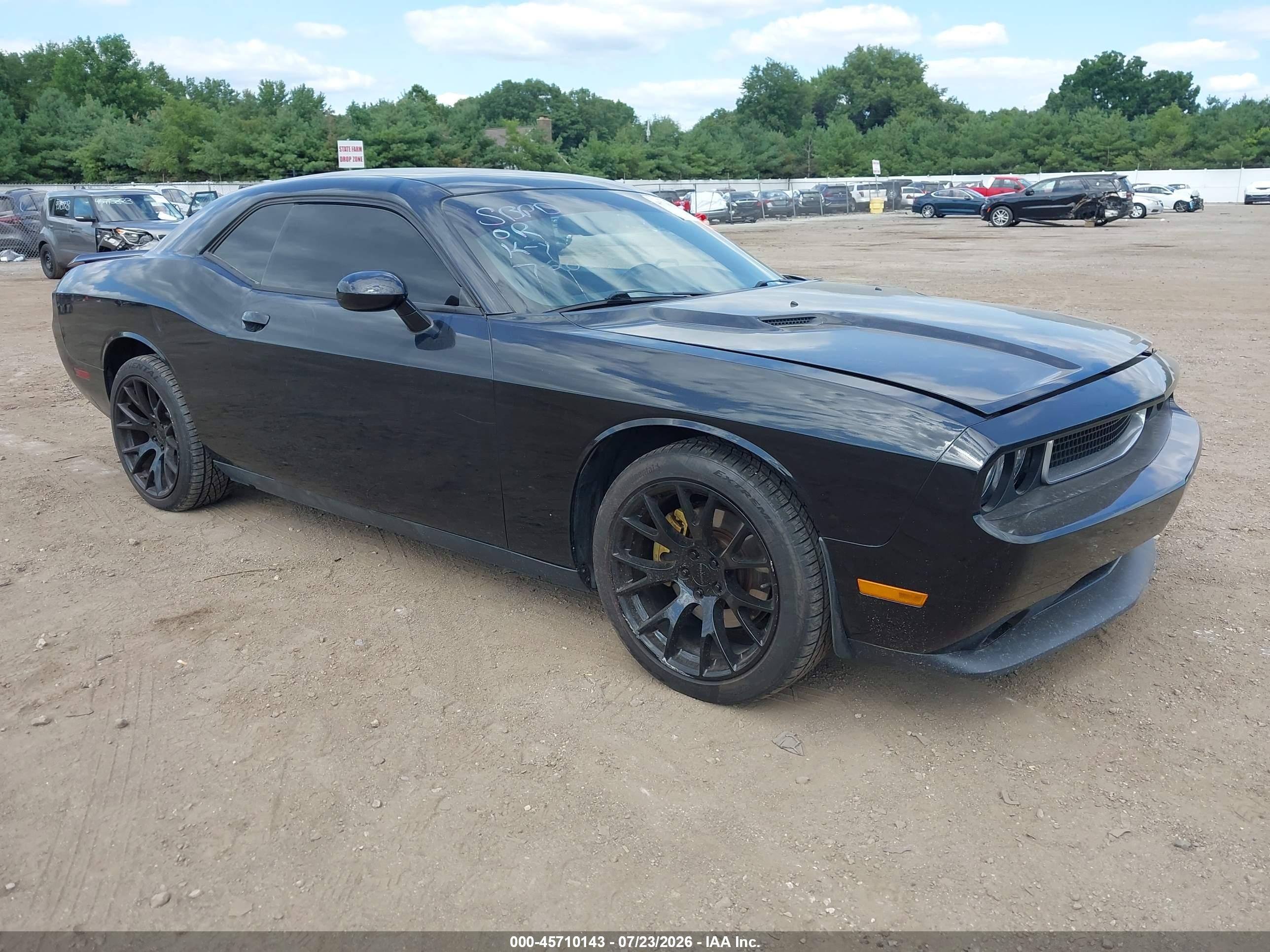 2014 Dodge Challenger Sxt Plus Black vin: 2C3CDYAG3EH311392