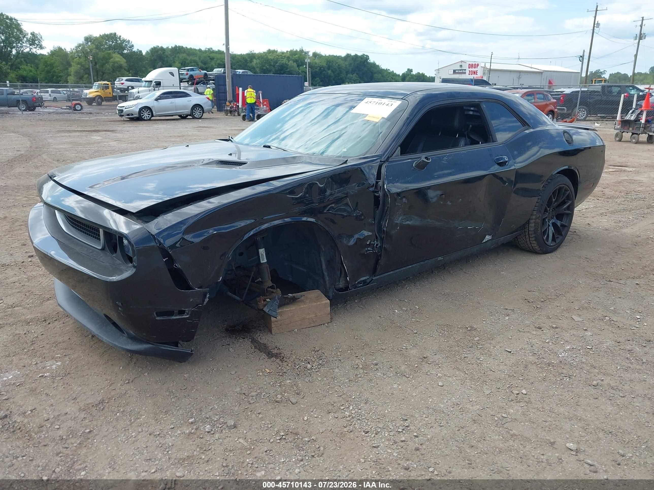 2014 Dodge Challenger Sxt Plus Black vin: 2C3CDYAG3EH311392