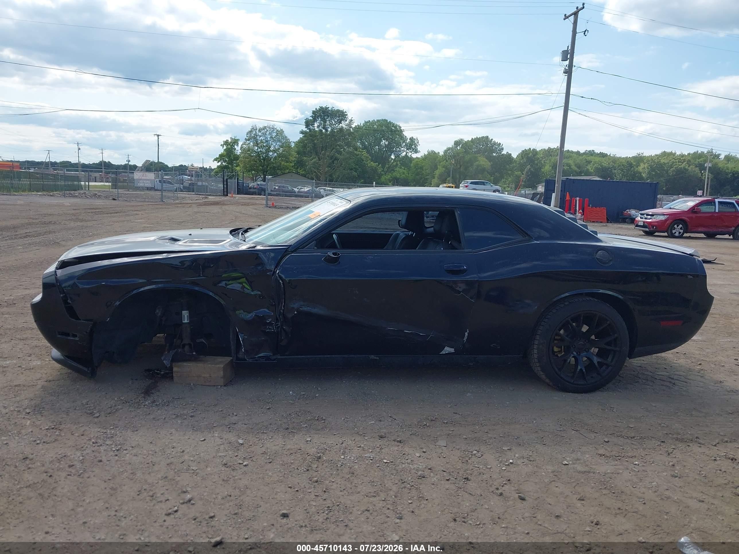 2014 Dodge Challenger Sxt Plus Black vin: 2C3CDYAG3EH311392