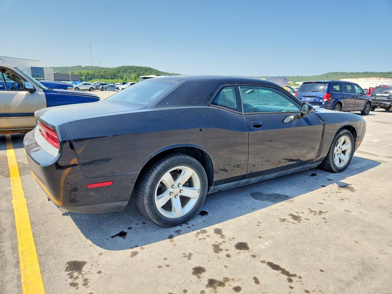 2014 Dodge Challenger Sxt Black vin: 2C3CDYAG3EH313191
