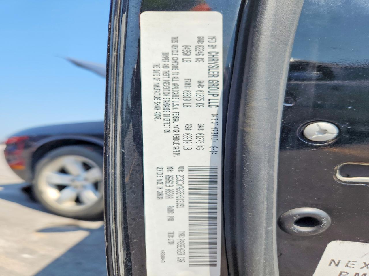 2014 Dodge Challenger Sxt Black vin: 2C3CDYAG3EH313191