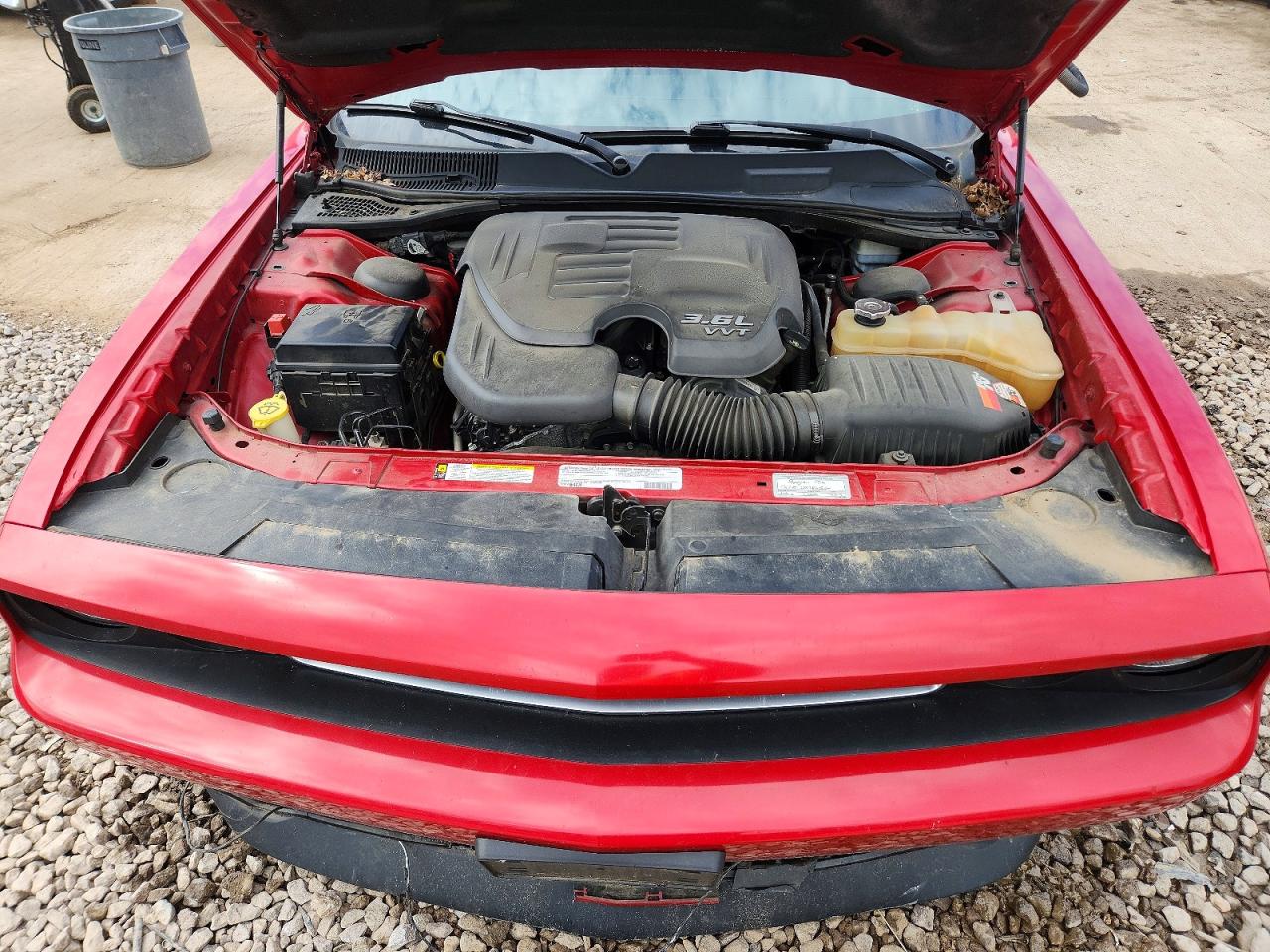 2012 Dodge Challenger Sxt Red vin: 2C3CDYAG4CH125065