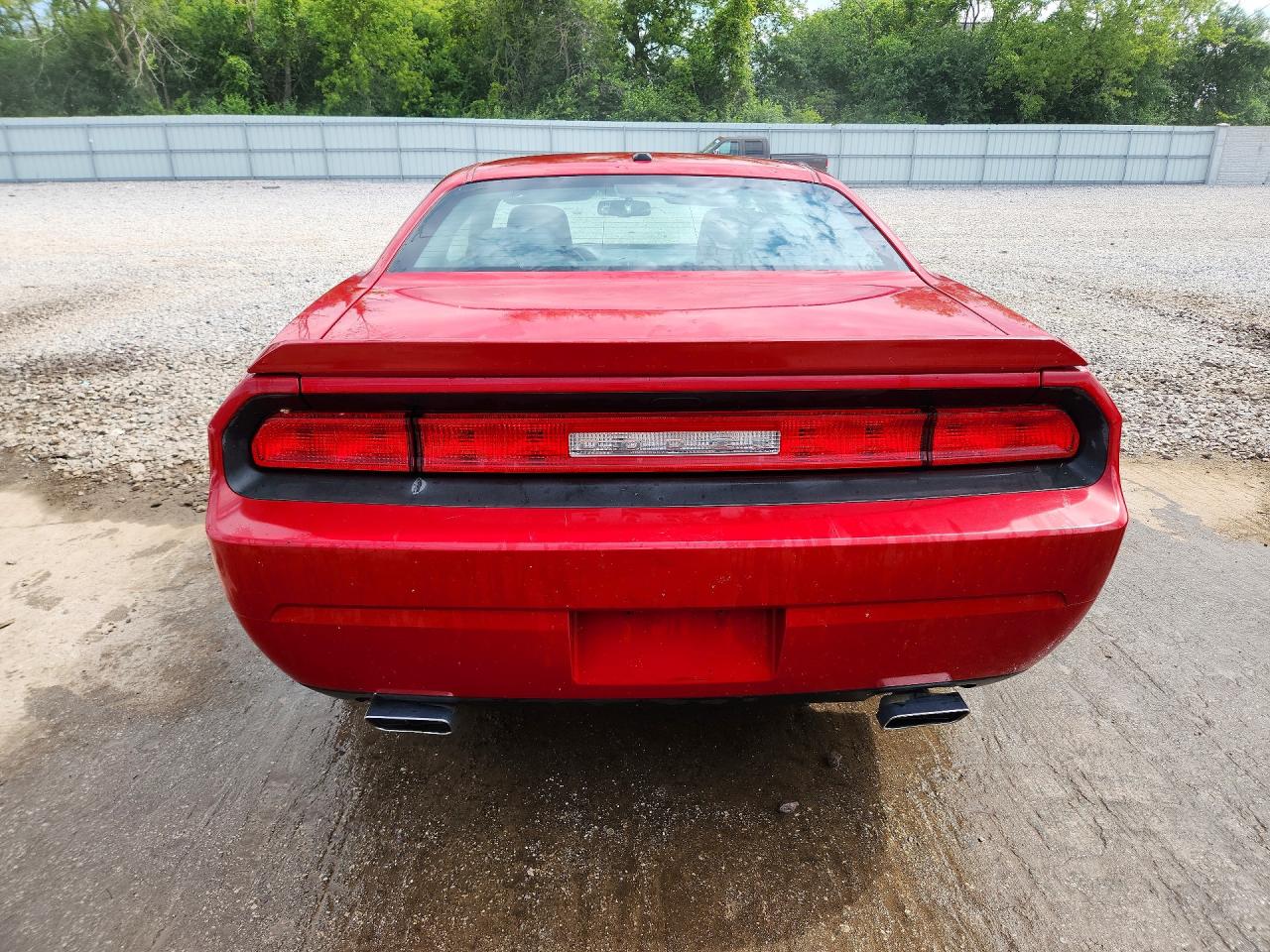 2012 Dodge Challenger Sxt Red vin: 2C3CDYAG4CH125065