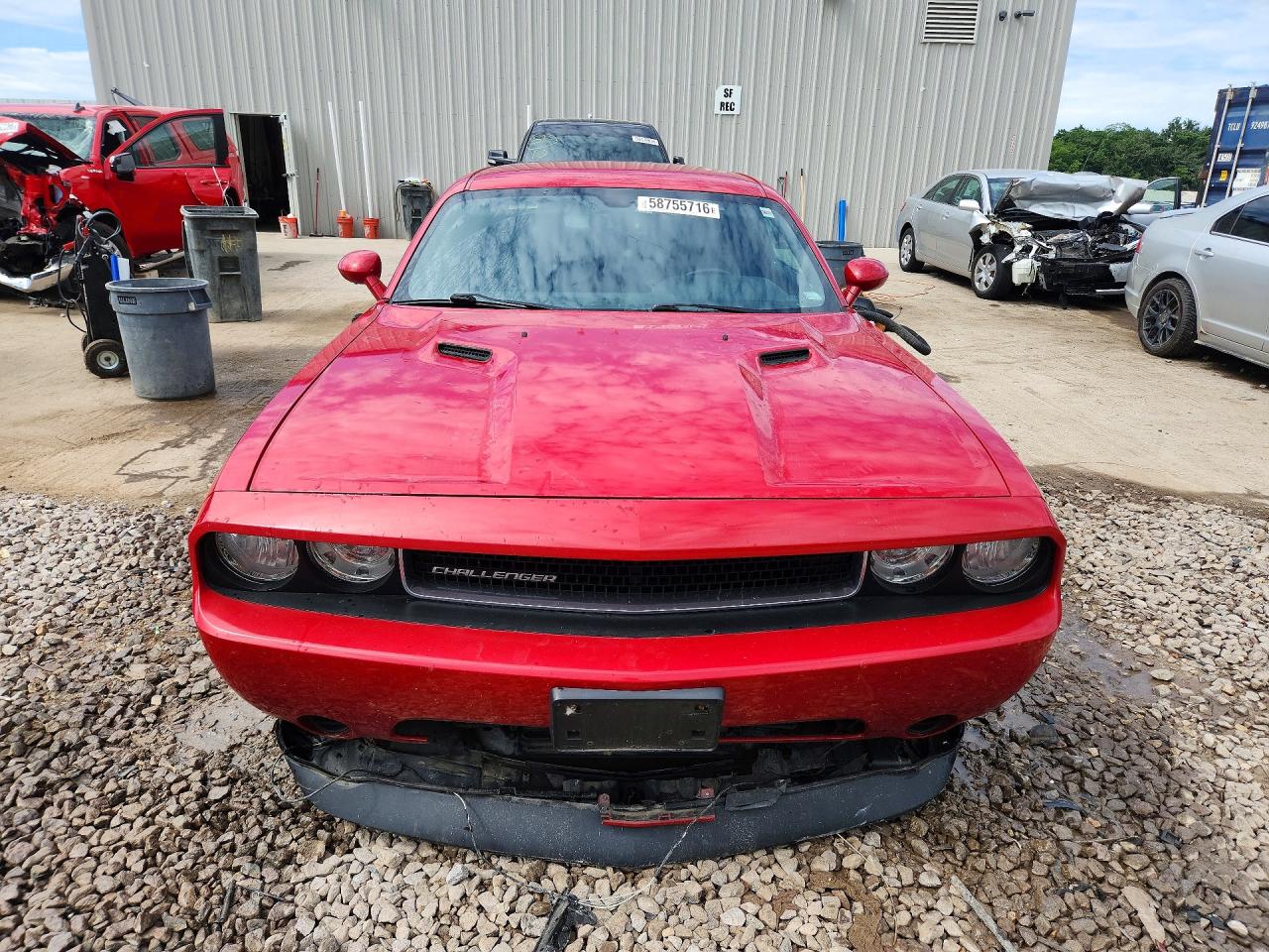 2012 Dodge Challenger Sxt Red vin: 2C3CDYAG4CH125065