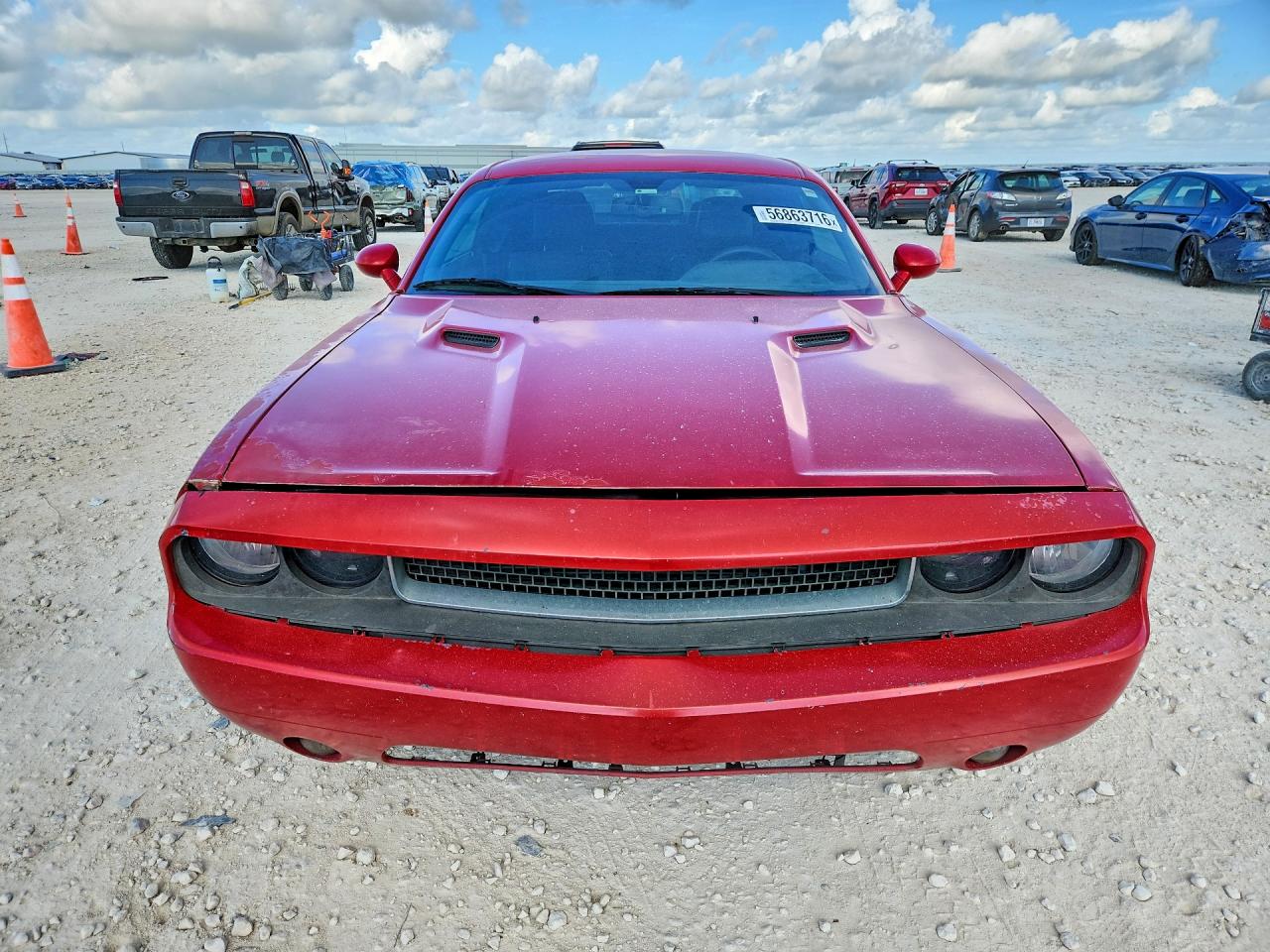 2012 Dodge Challenger Sxt Red vin: 2C3CDYAG4CH206731