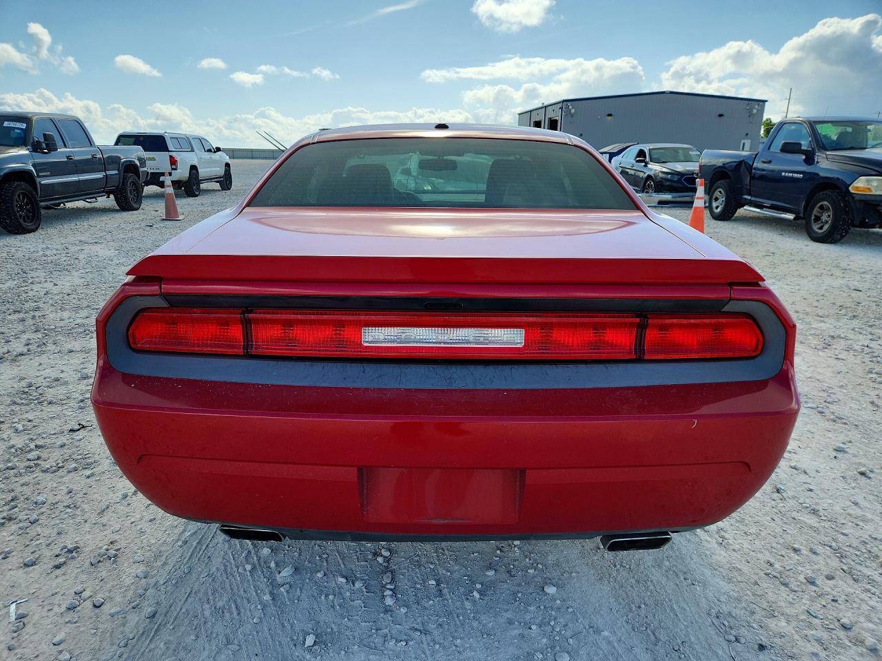 2012 Dodge Challenger Sxt Red vin: 2C3CDYAG4CH206731