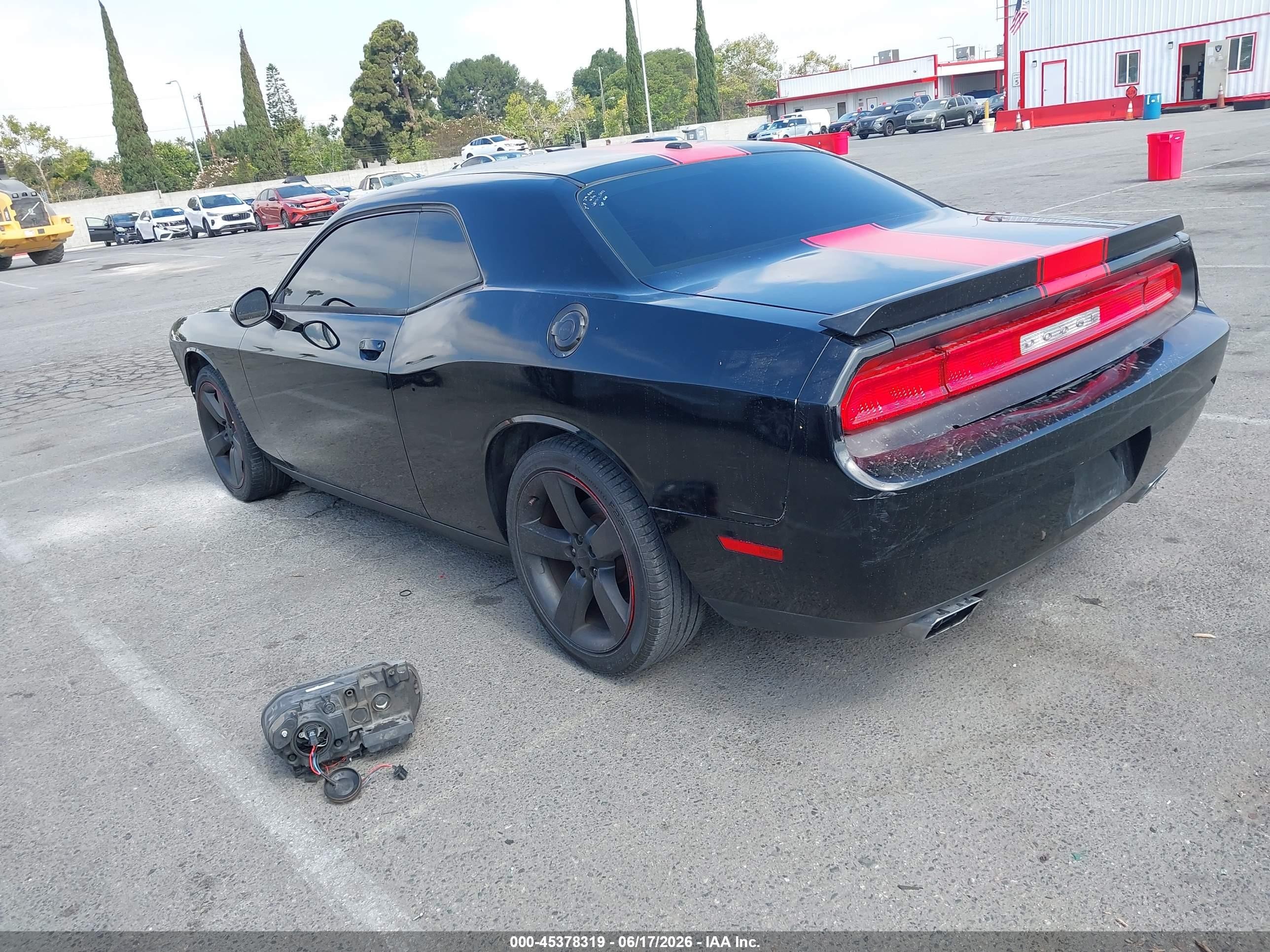 2012 Dodge Challenger Sxt Black vin: 2C3CDYAG4CH243861