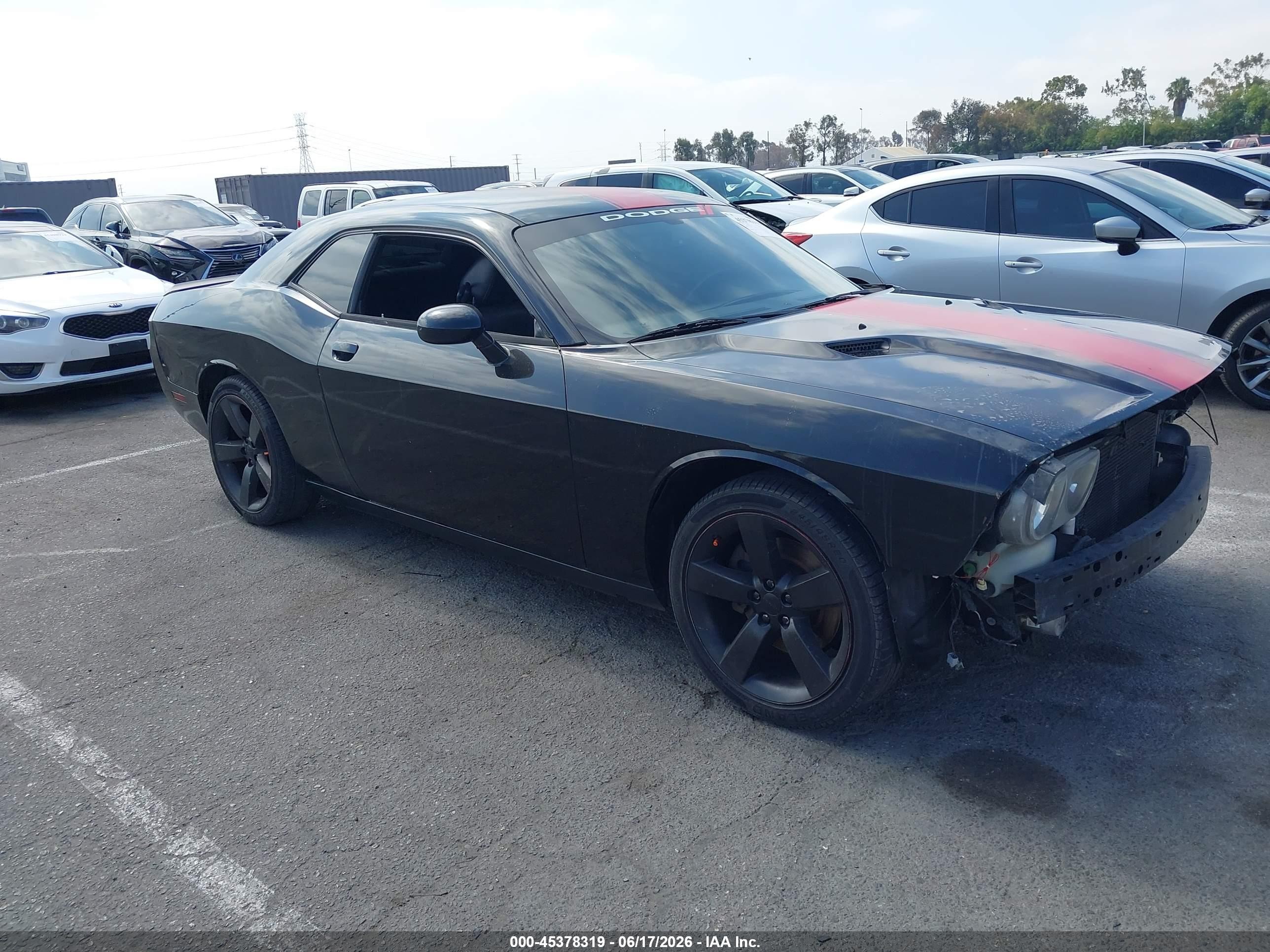 2012 Dodge Challenger Sxt Black vin: 2C3CDYAG4CH243861