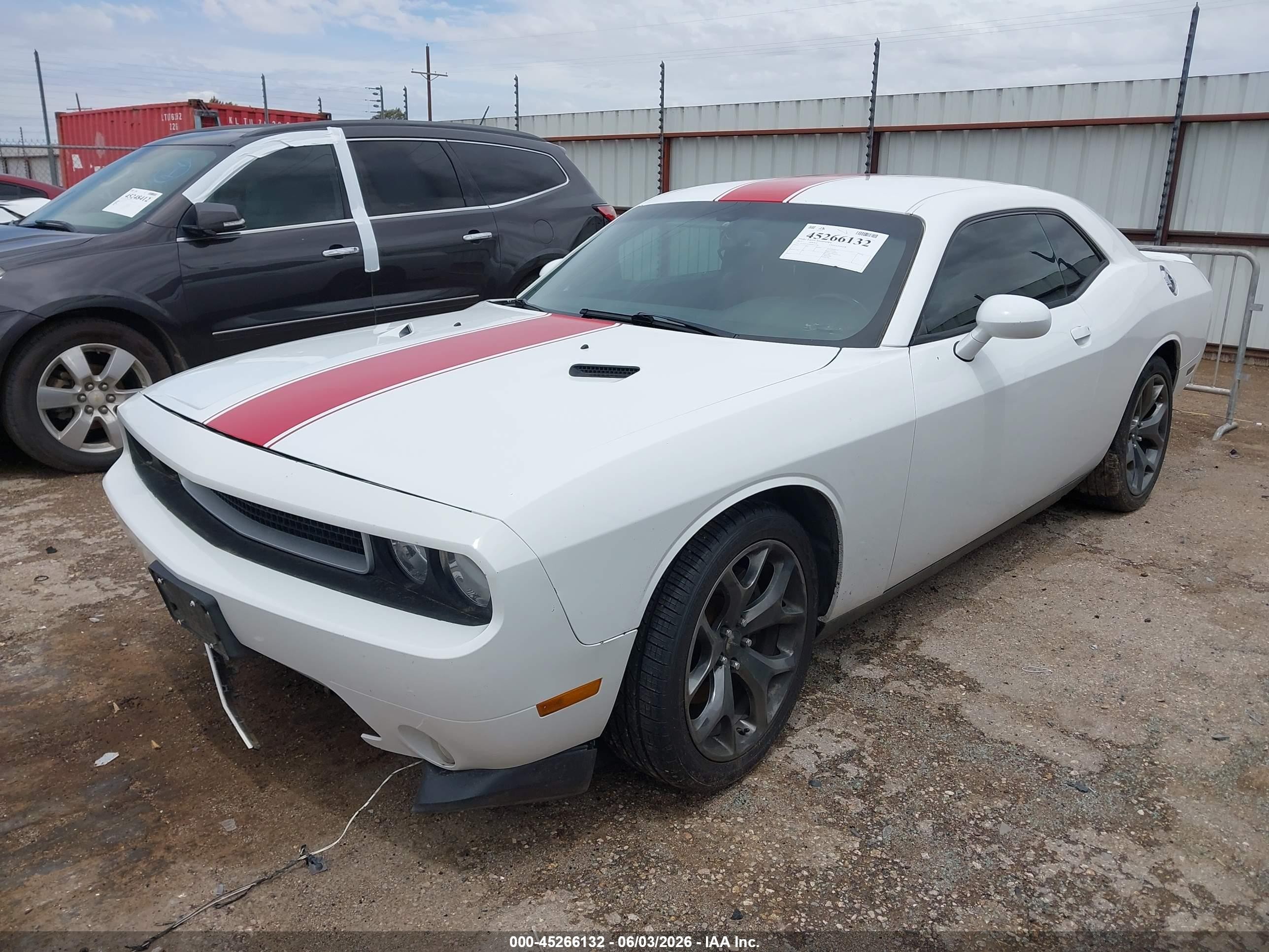 2013 Dodge Challenger Rallye Redline White vin: 2C3CDYAG4DH612378