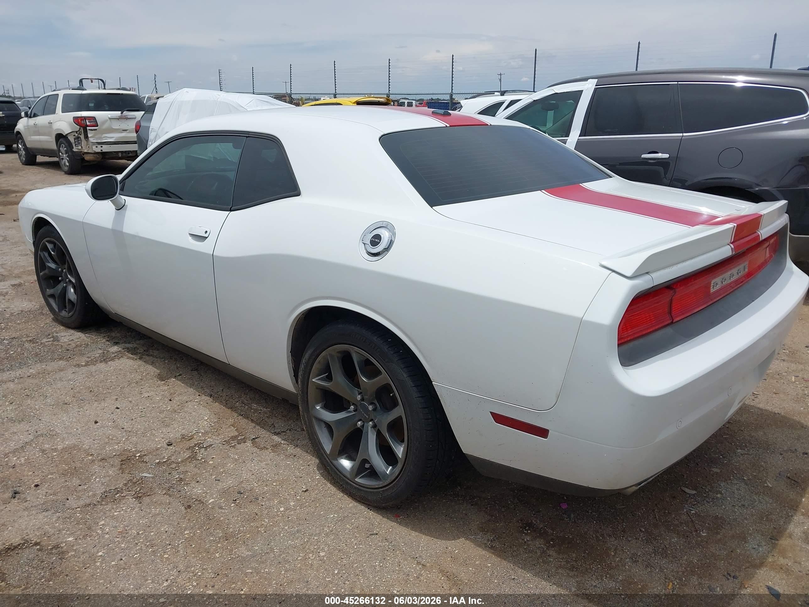 2013 Dodge Challenger Rallye Redline White vin: 2C3CDYAG4DH612378
