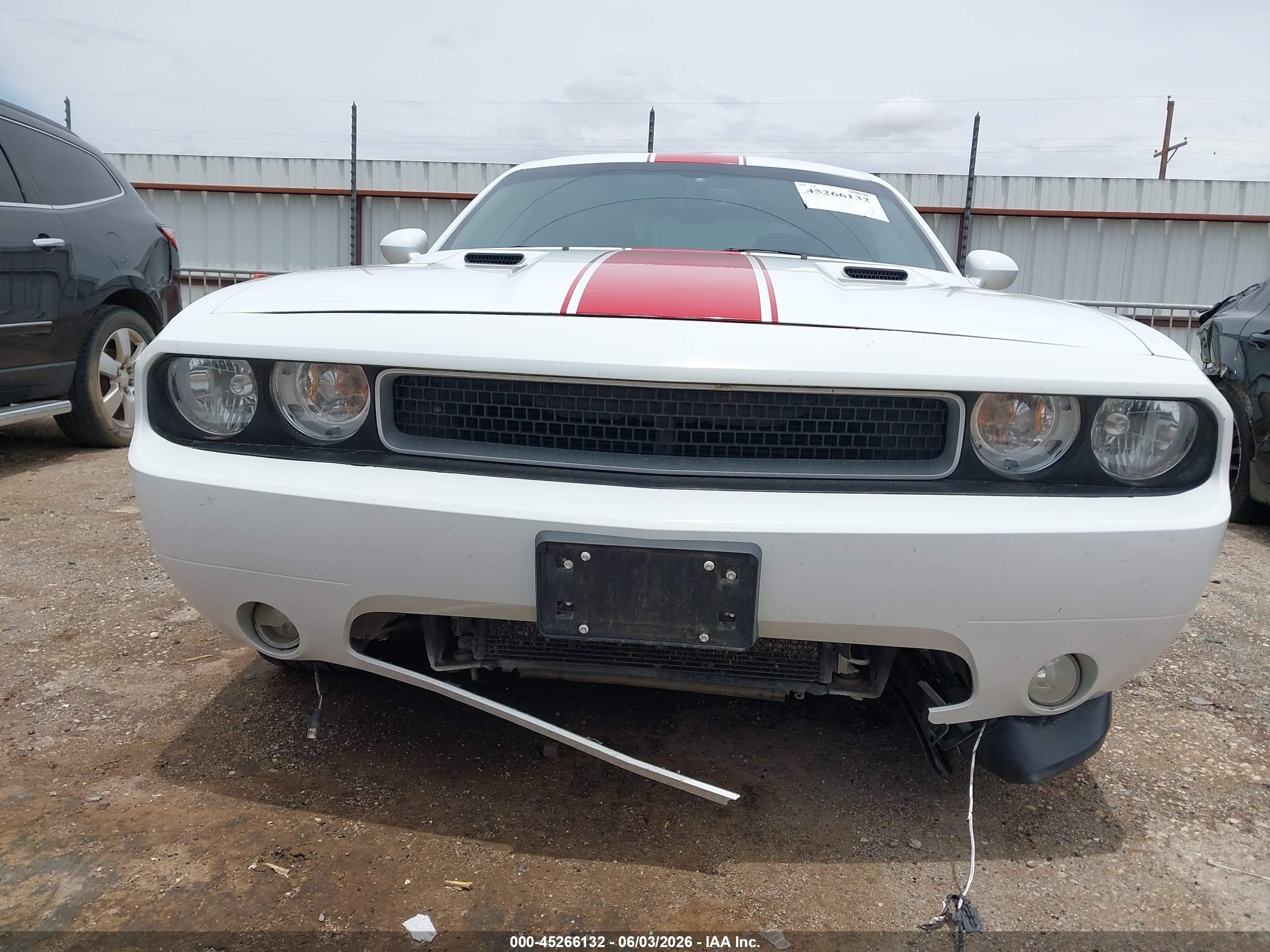2013 Dodge Challenger Rallye Redline White vin: 2C3CDYAG4DH612378