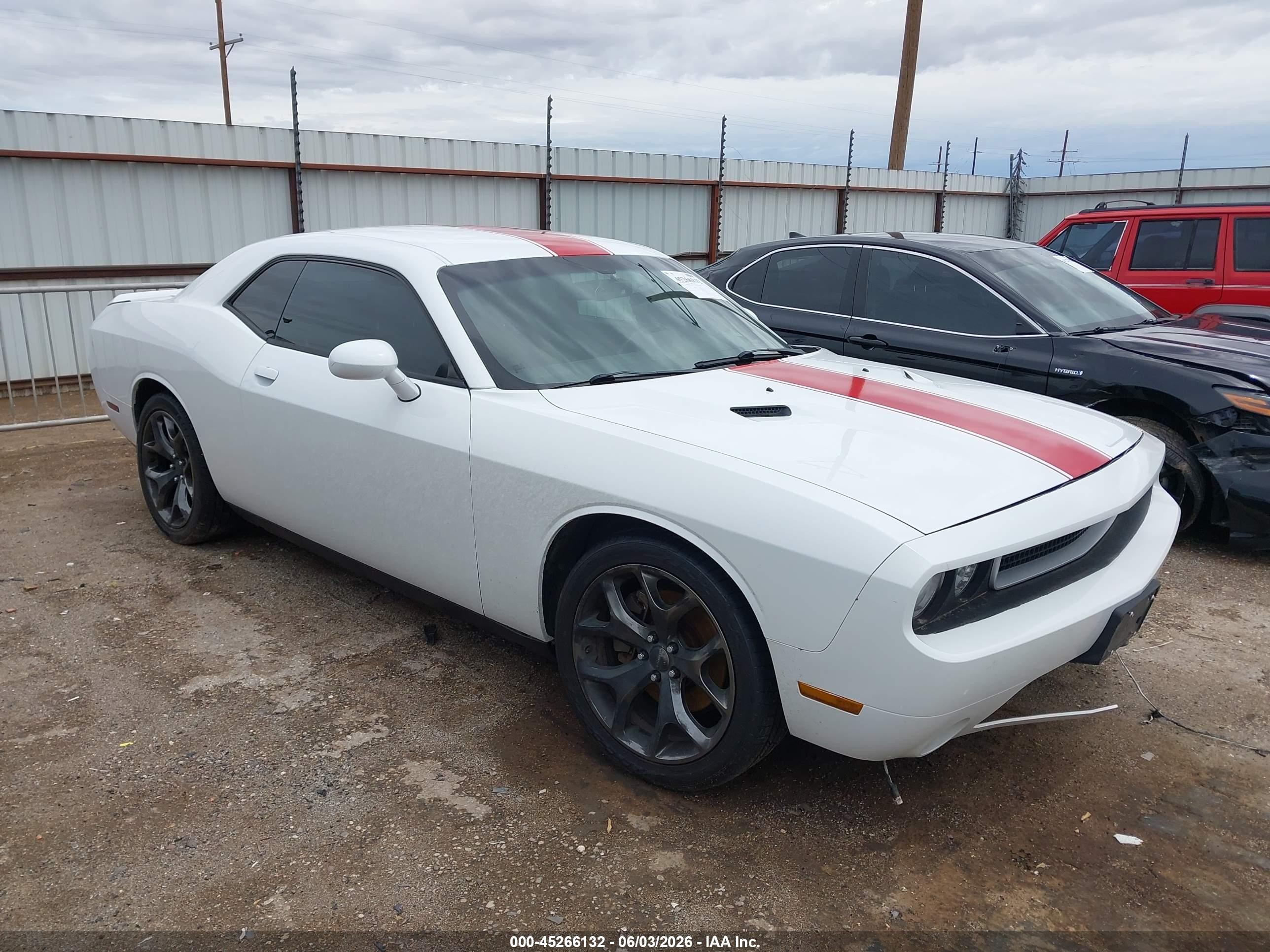 2013 Dodge Challenger Rallye Redline White vin: 2C3CDYAG4DH612378