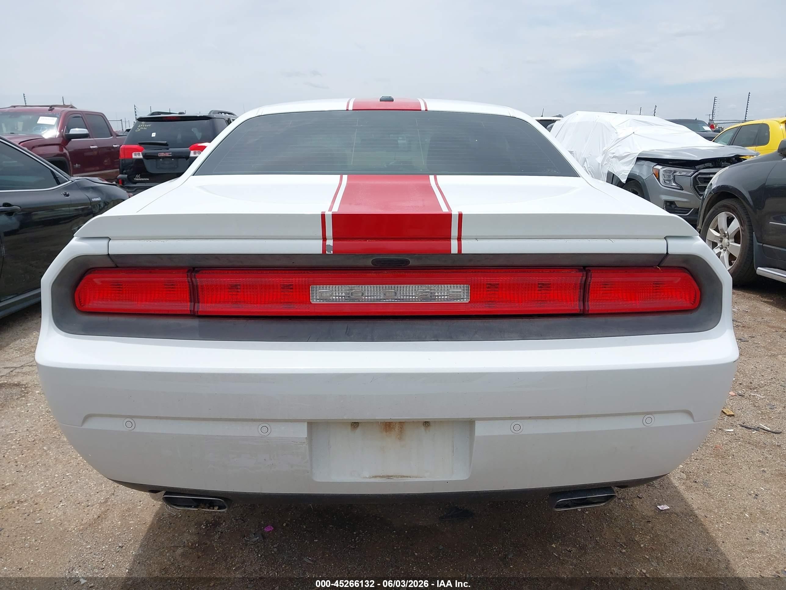 2013 Dodge Challenger Rallye Redline White vin: 2C3CDYAG4DH612378