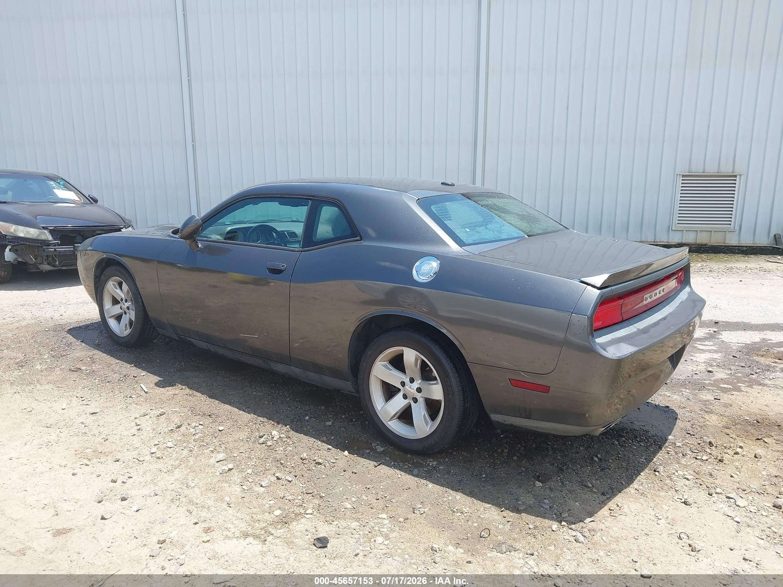 2013 Dodge Challenger Sxt Gray vin: 2C3CDYAG4DH631075
