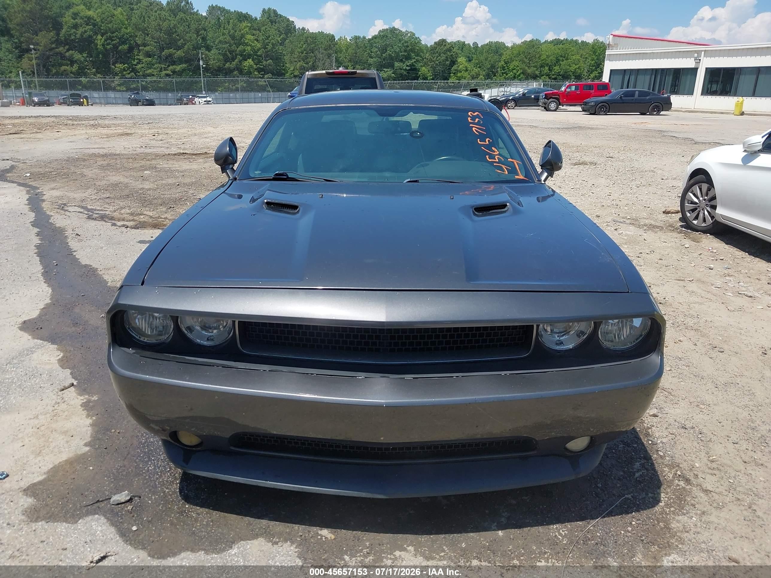 2013 Dodge Challenger Sxt Gray vin: 2C3CDYAG4DH631075