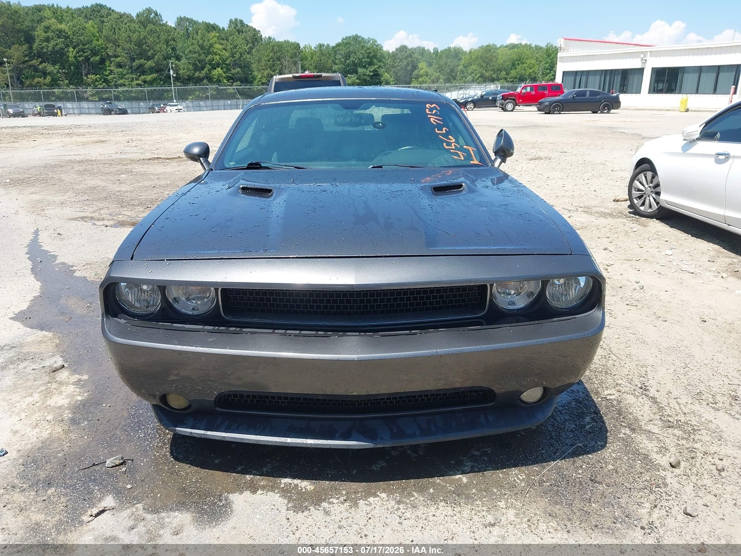 2013 Dodge Challenger Sxt Gray vin: 2C3CDYAG4DH631075