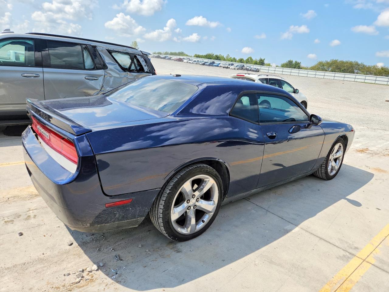2013 Dodge Challenger Sxt Blue vin: 2C3CDYAG4DH660155