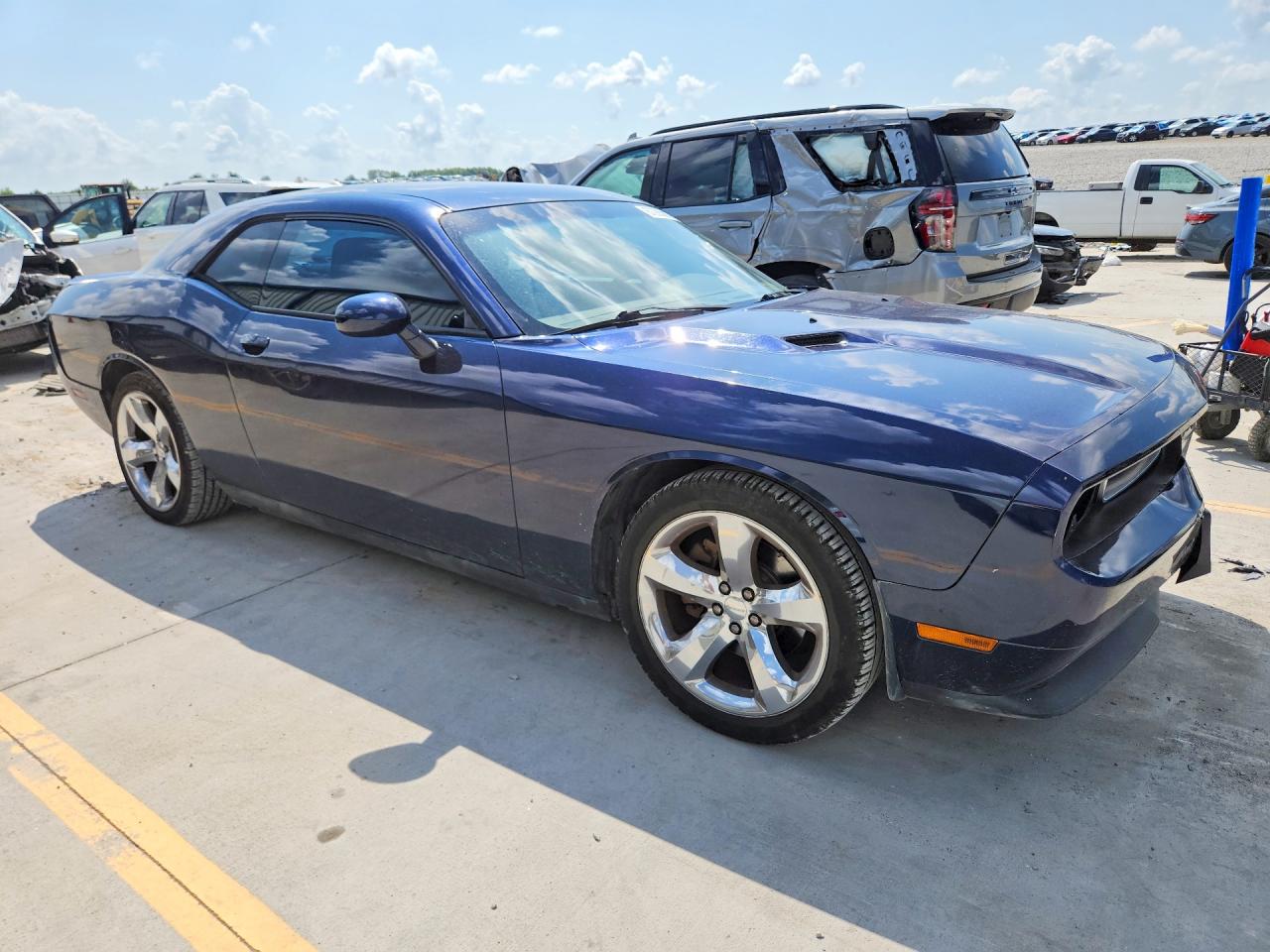 2013 Dodge Challenger Sxt Blue vin: 2C3CDYAG4DH660155