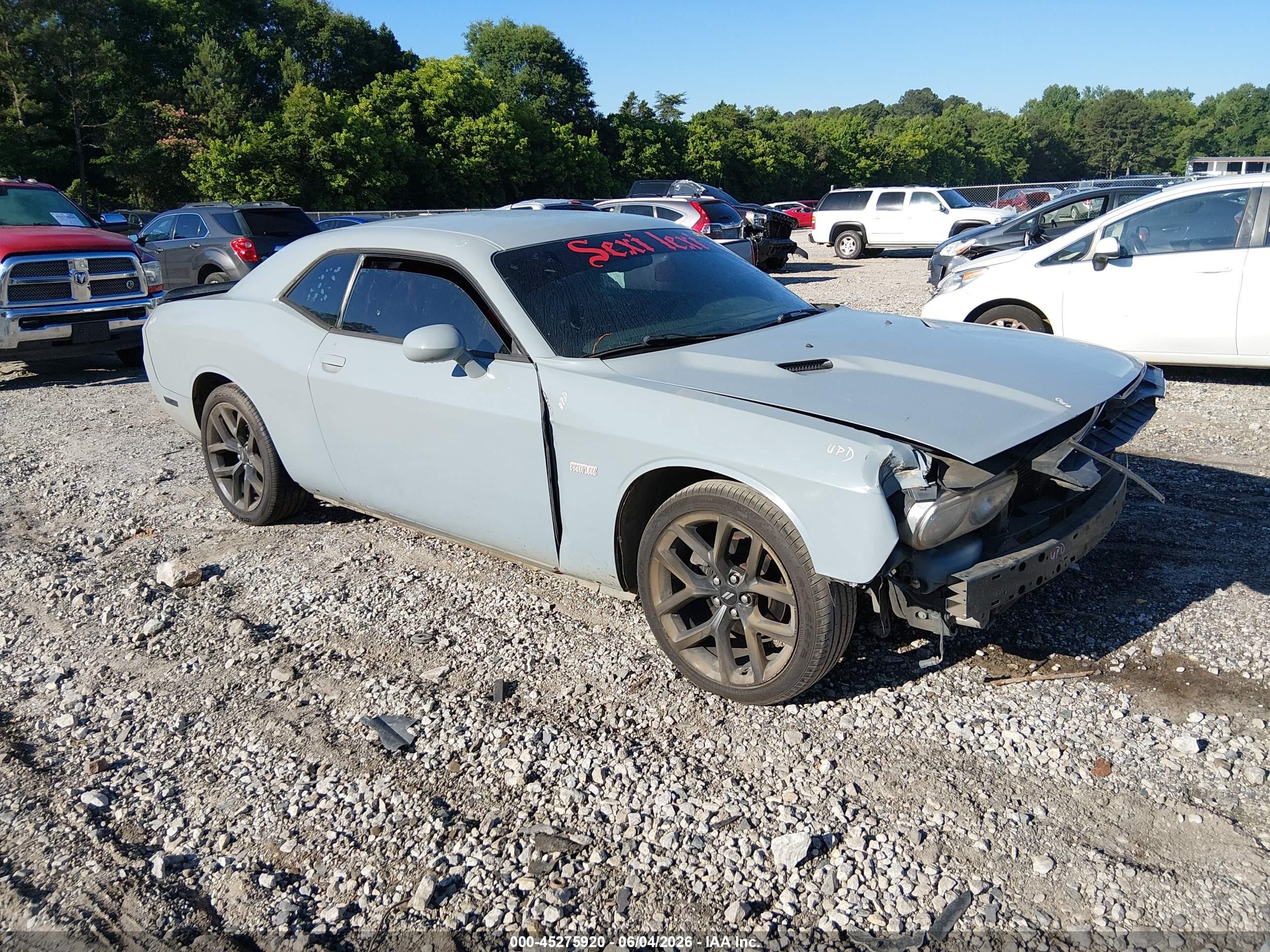 2013 Dodge Challenger Sxt Gray vin: 2C3CDYAG4DH676498