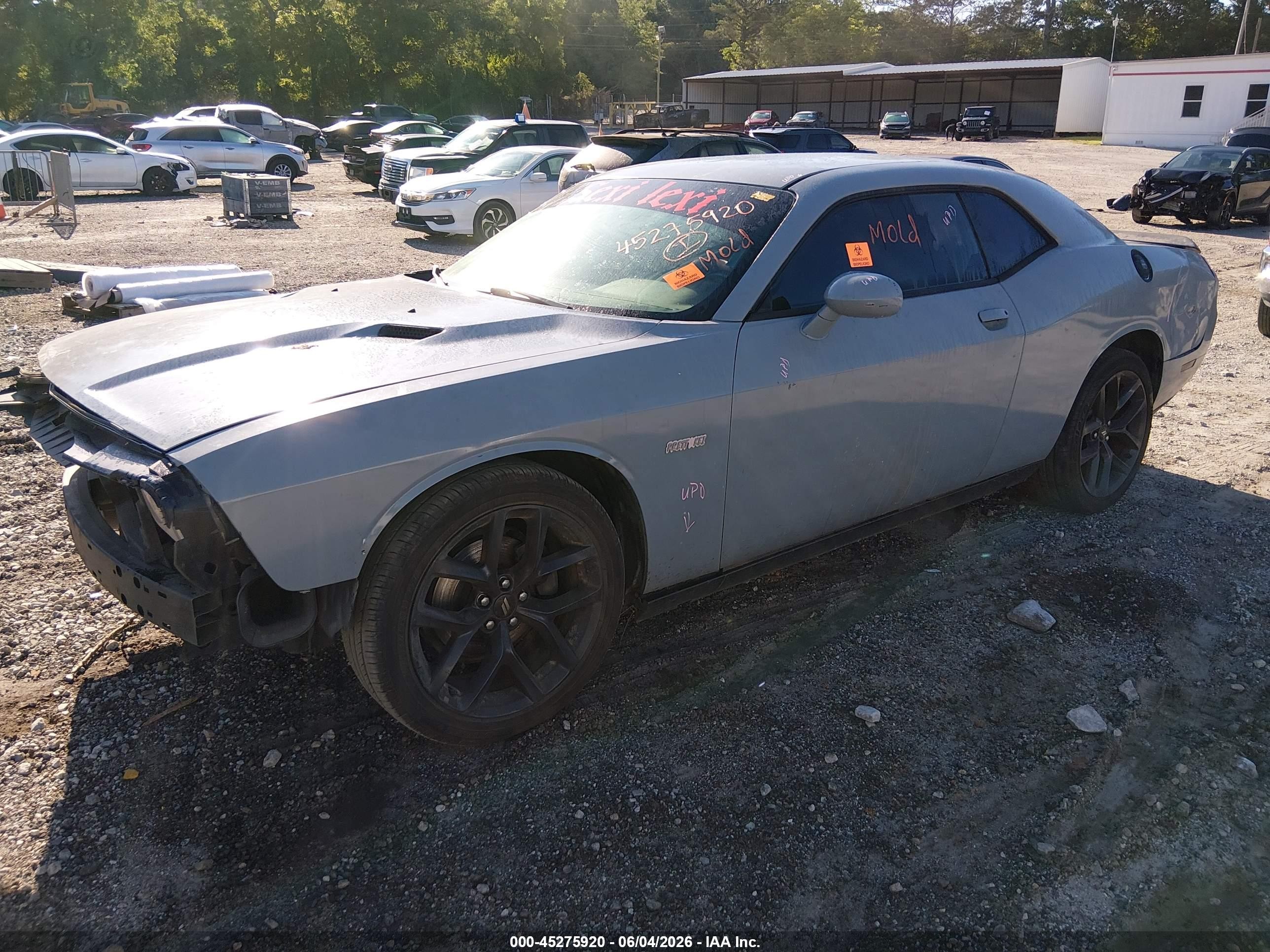 2013 Dodge Challenger Sxt Gray vin: 2C3CDYAG4DH676498