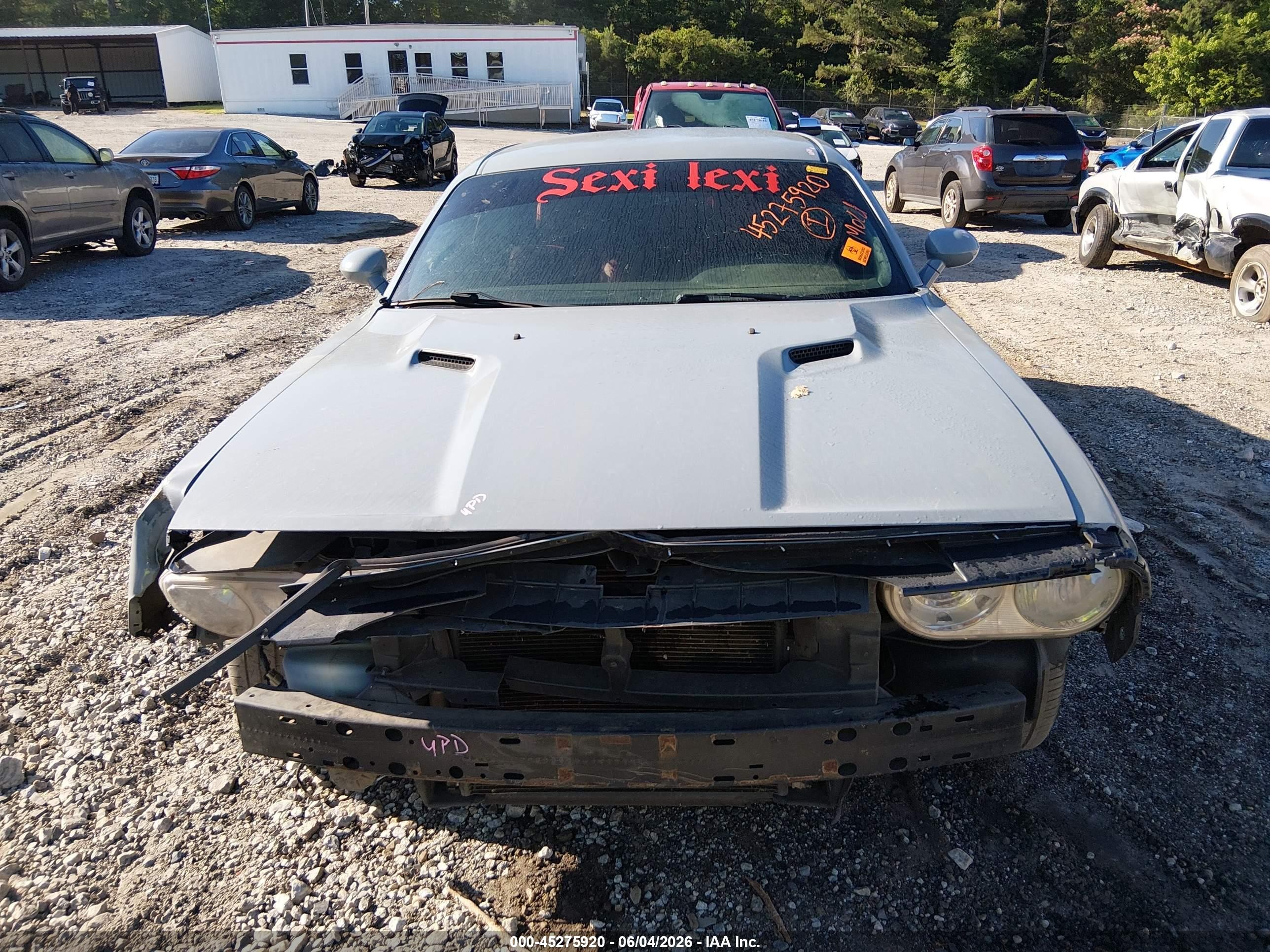 2013 Dodge Challenger Sxt Gray vin: 2C3CDYAG4DH676498