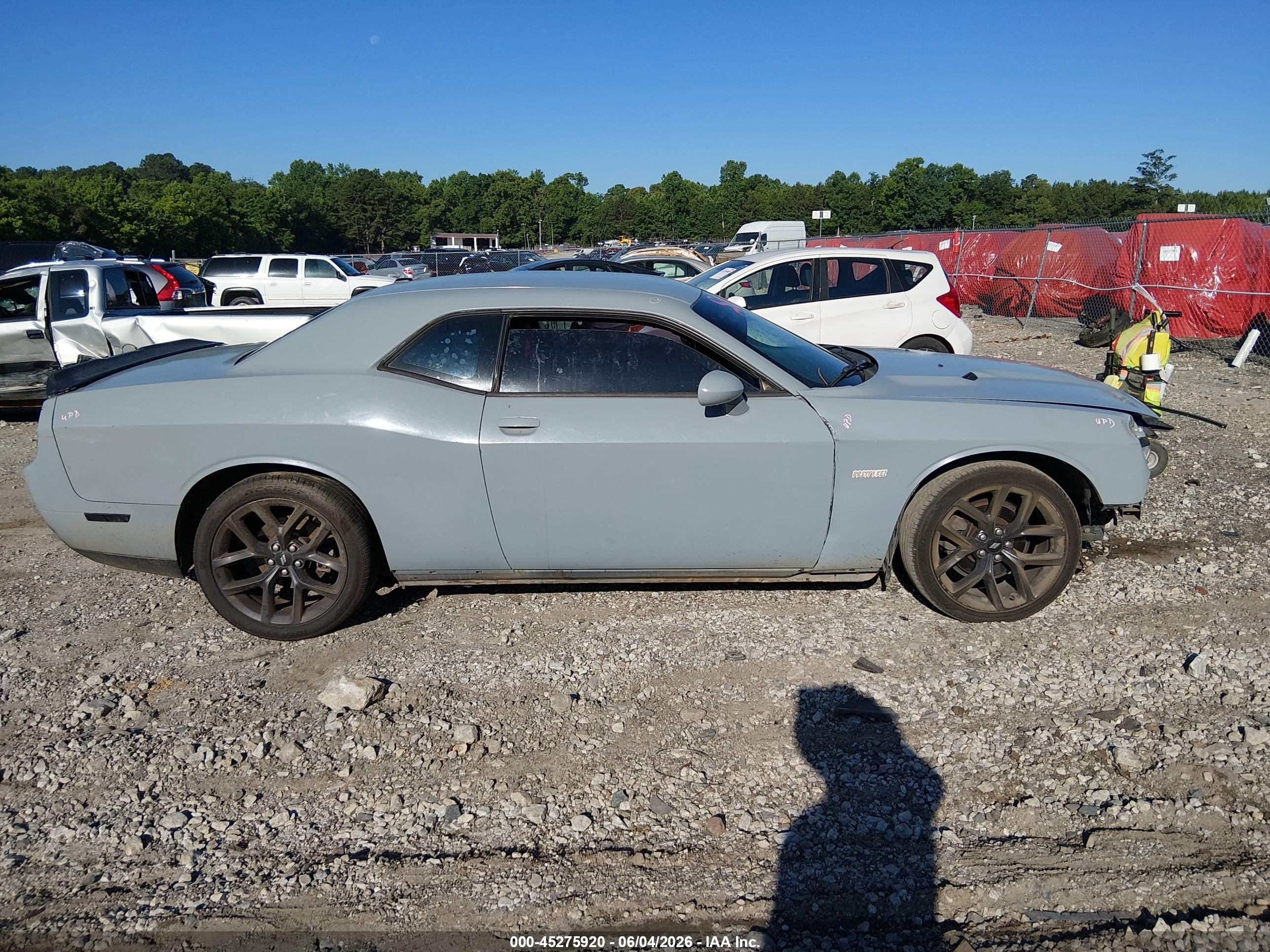 2013 Dodge Challenger Sxt Gray vin: 2C3CDYAG4DH676498