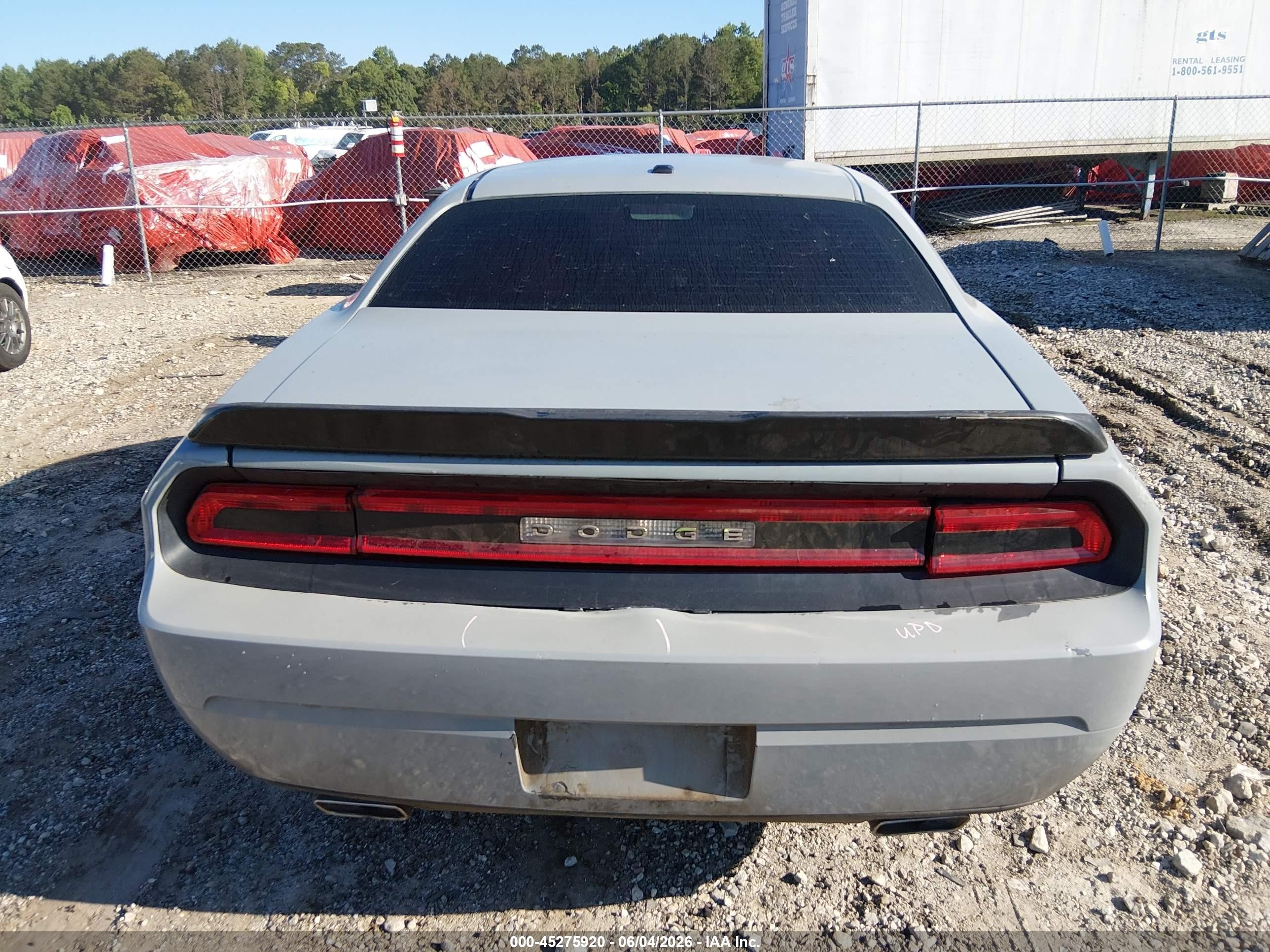 2013 Dodge Challenger Sxt Gray vin: 2C3CDYAG4DH676498